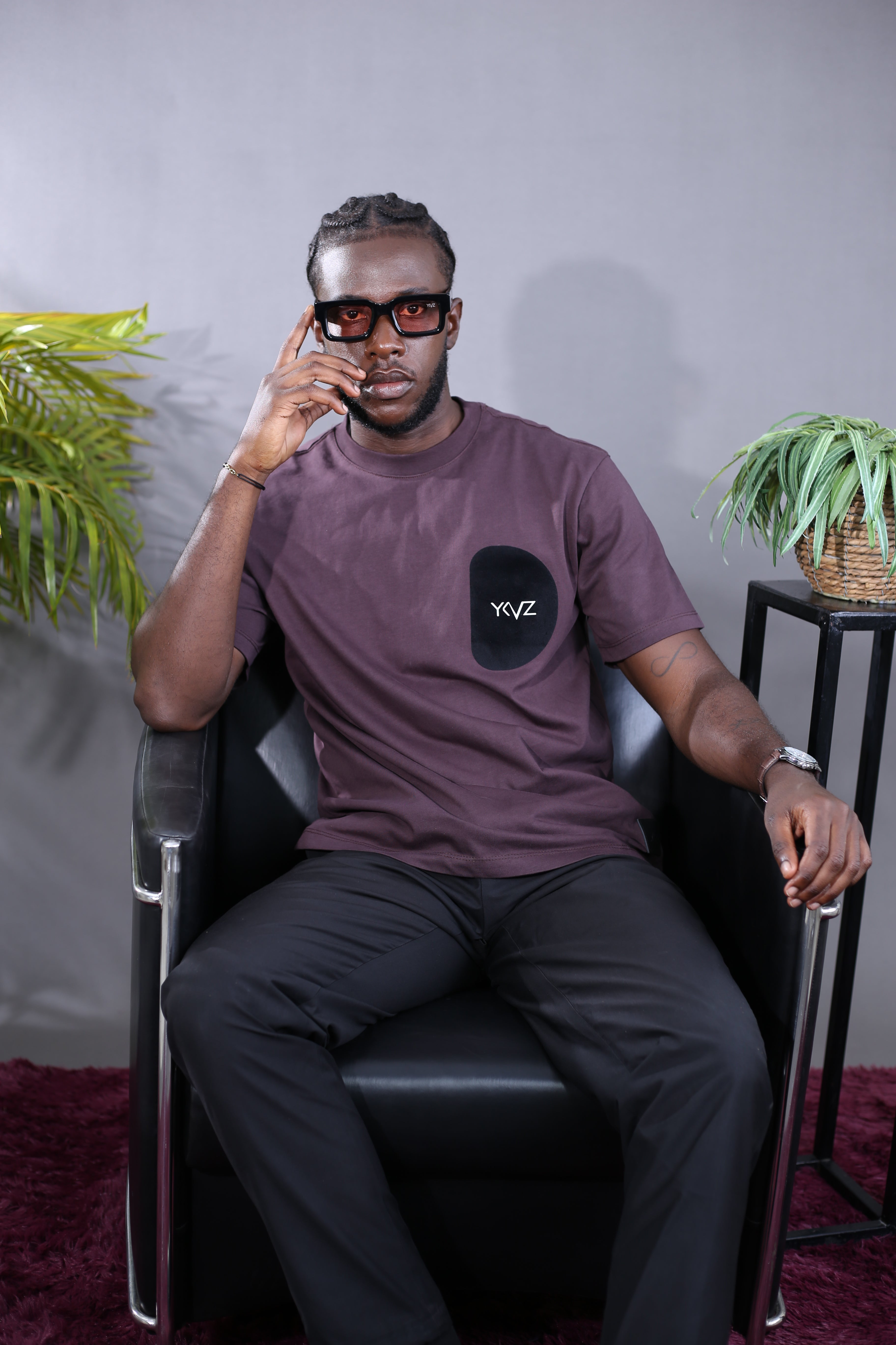 Africanus In Aeternum Brown T-shirt by YKVZ