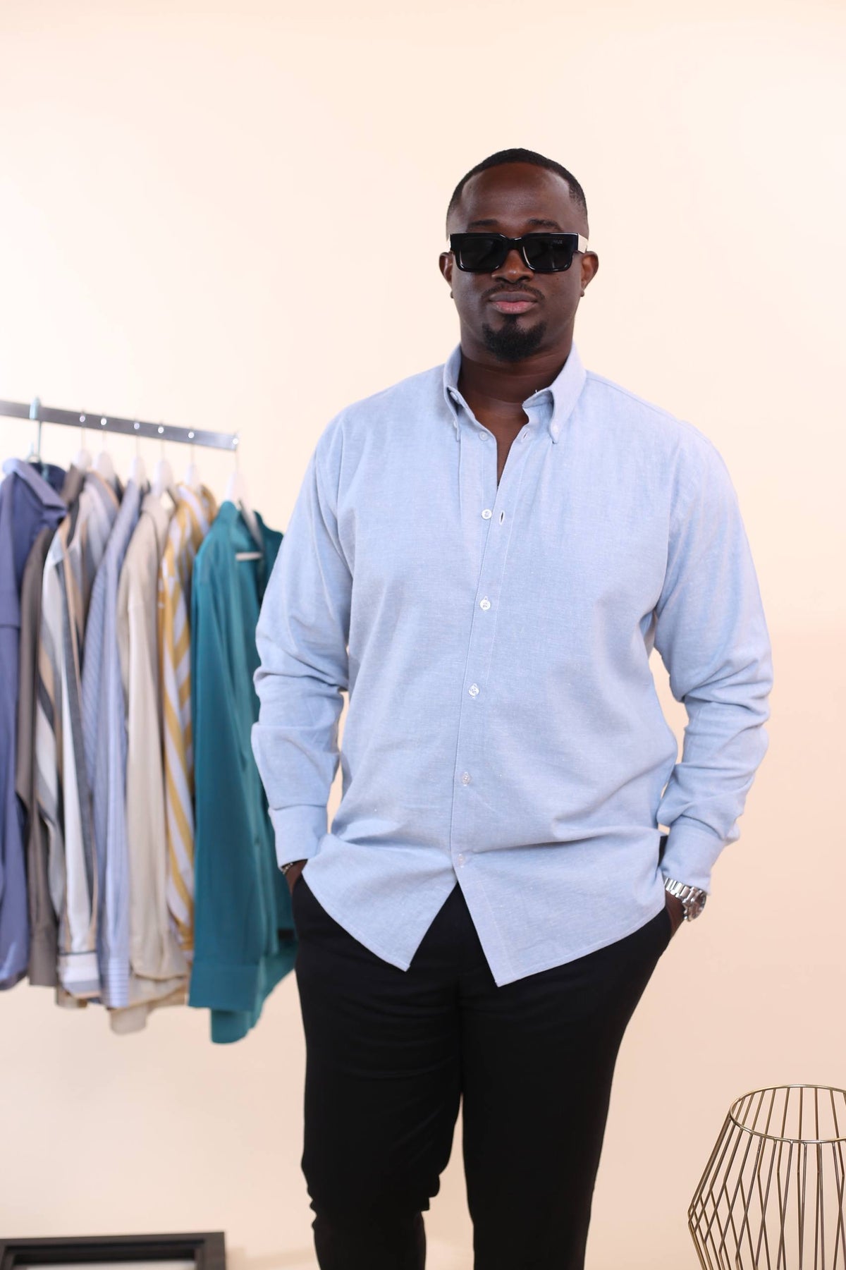 Chemise Palmis Lin - Bleu