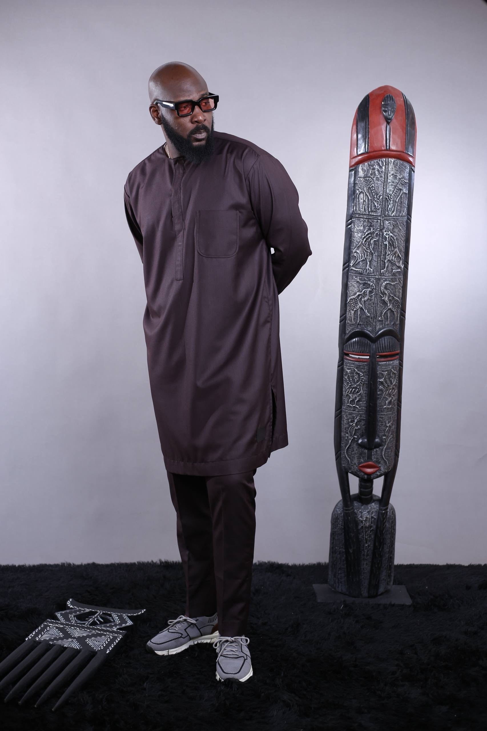 Ensemble Tunique OBA | Marron Foncé