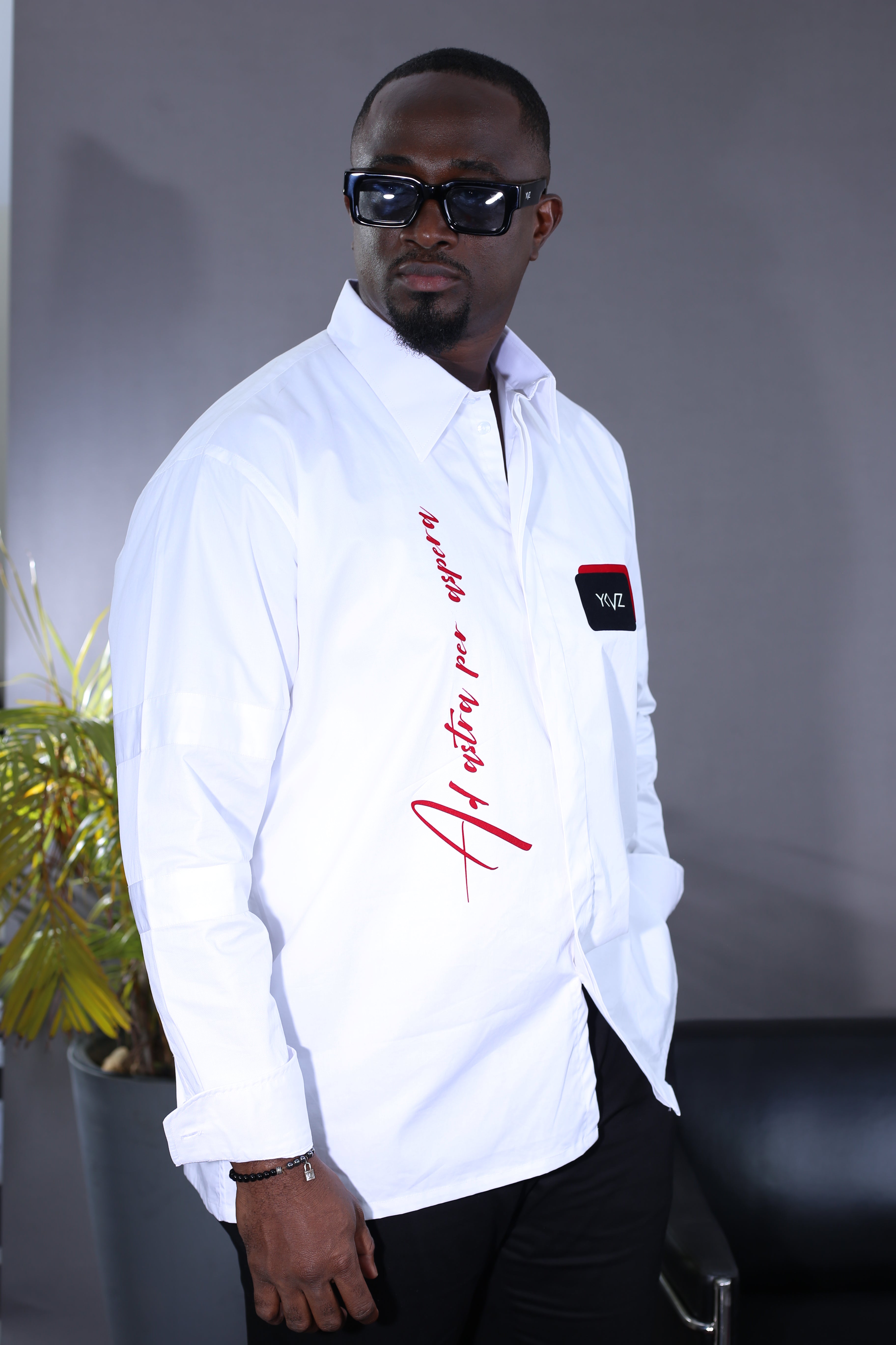 Chemise Per Aspera Signature YKVZ - Blanc