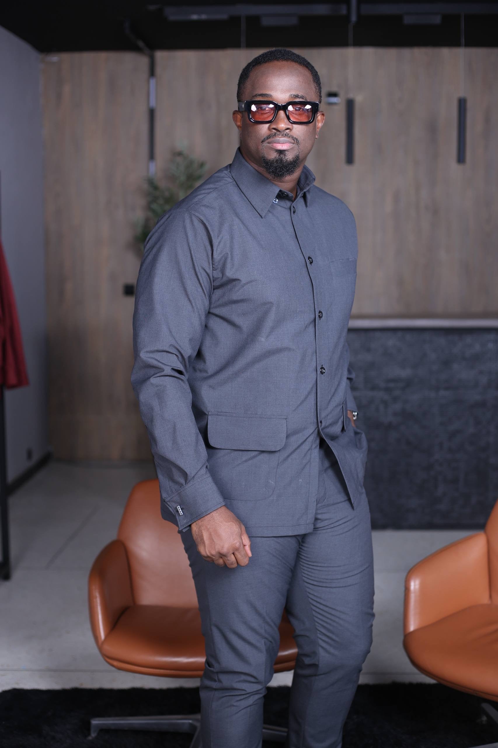 Ensemble Chemise Kômi - Gris