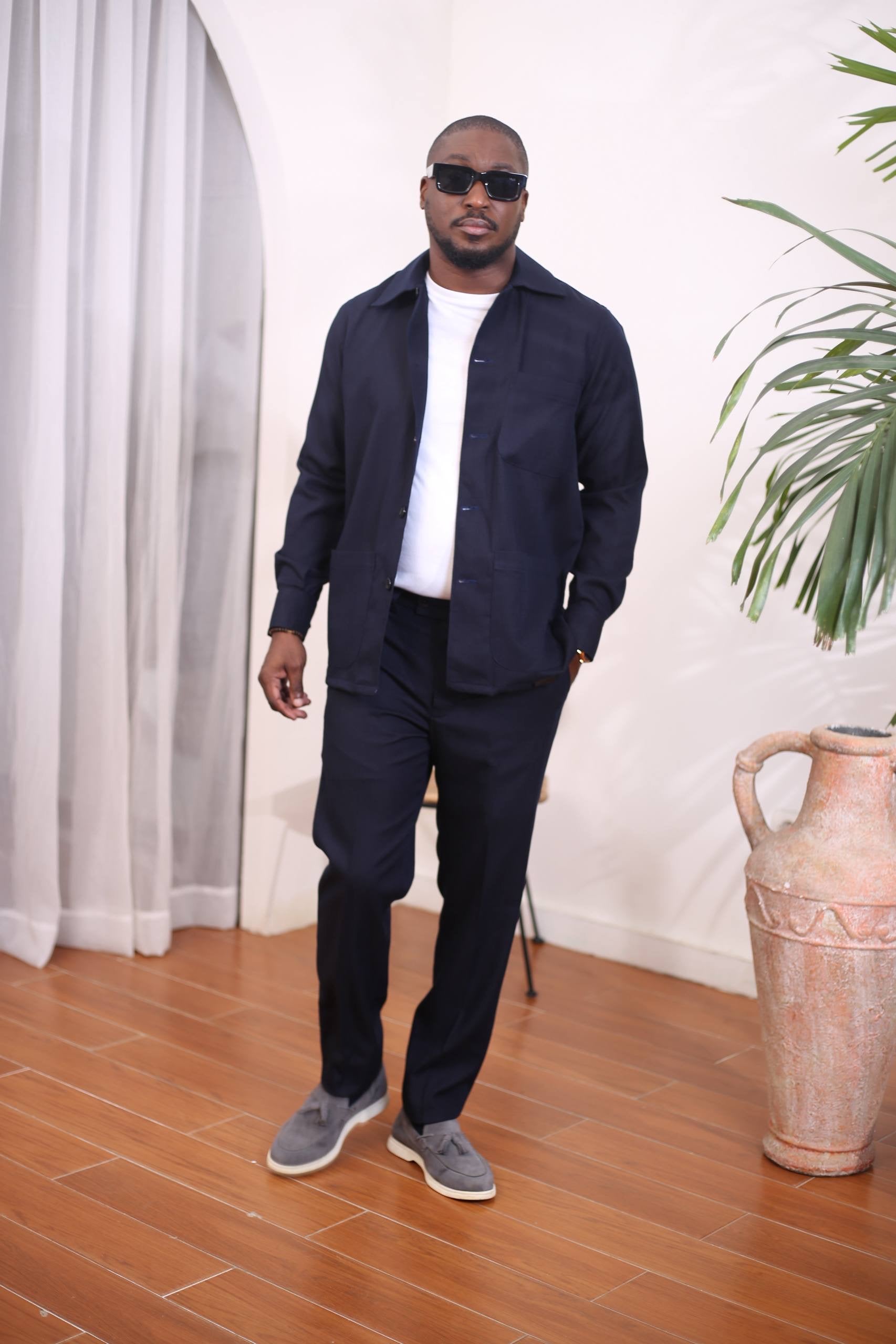 Ensemble TOM Lin _ Bleu nuit