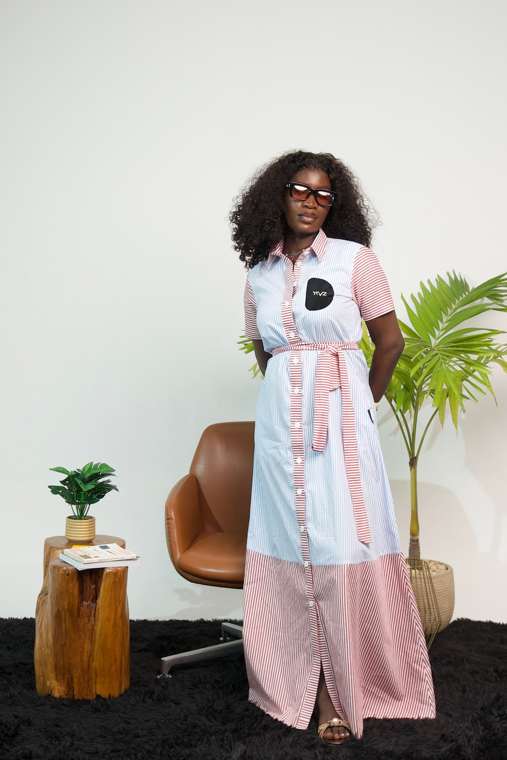 Robe Chemise AÉLIA I – BICOLORE| Signature D Noire