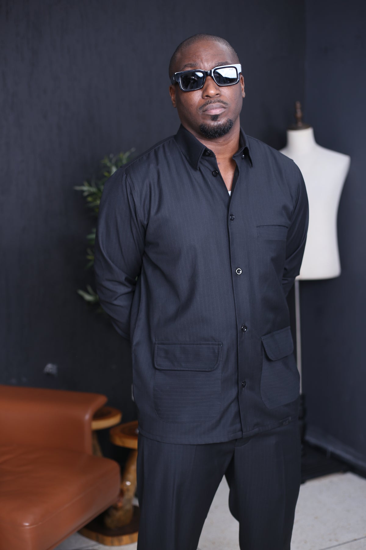 Ensemble Chemise Kômi - Noir
