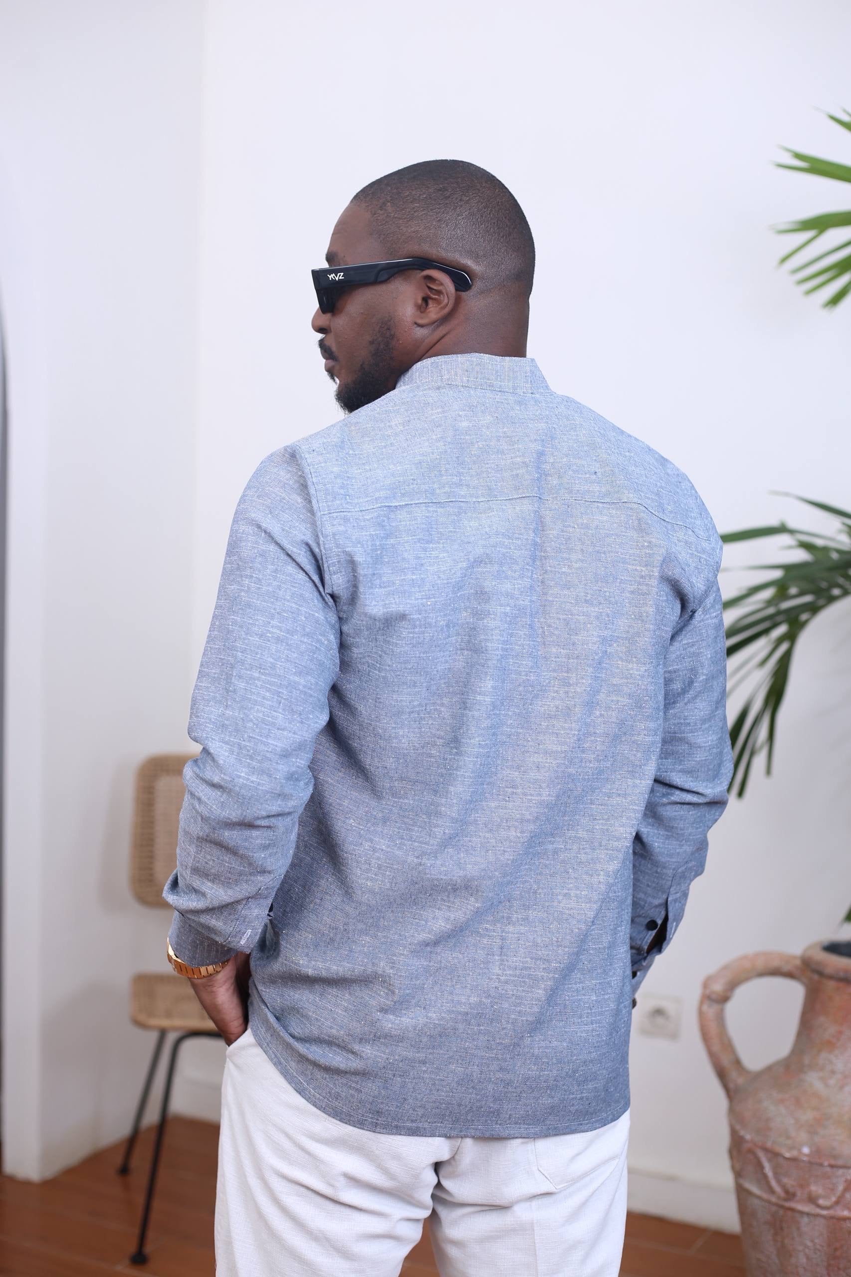 Chemise Kintu II — gris