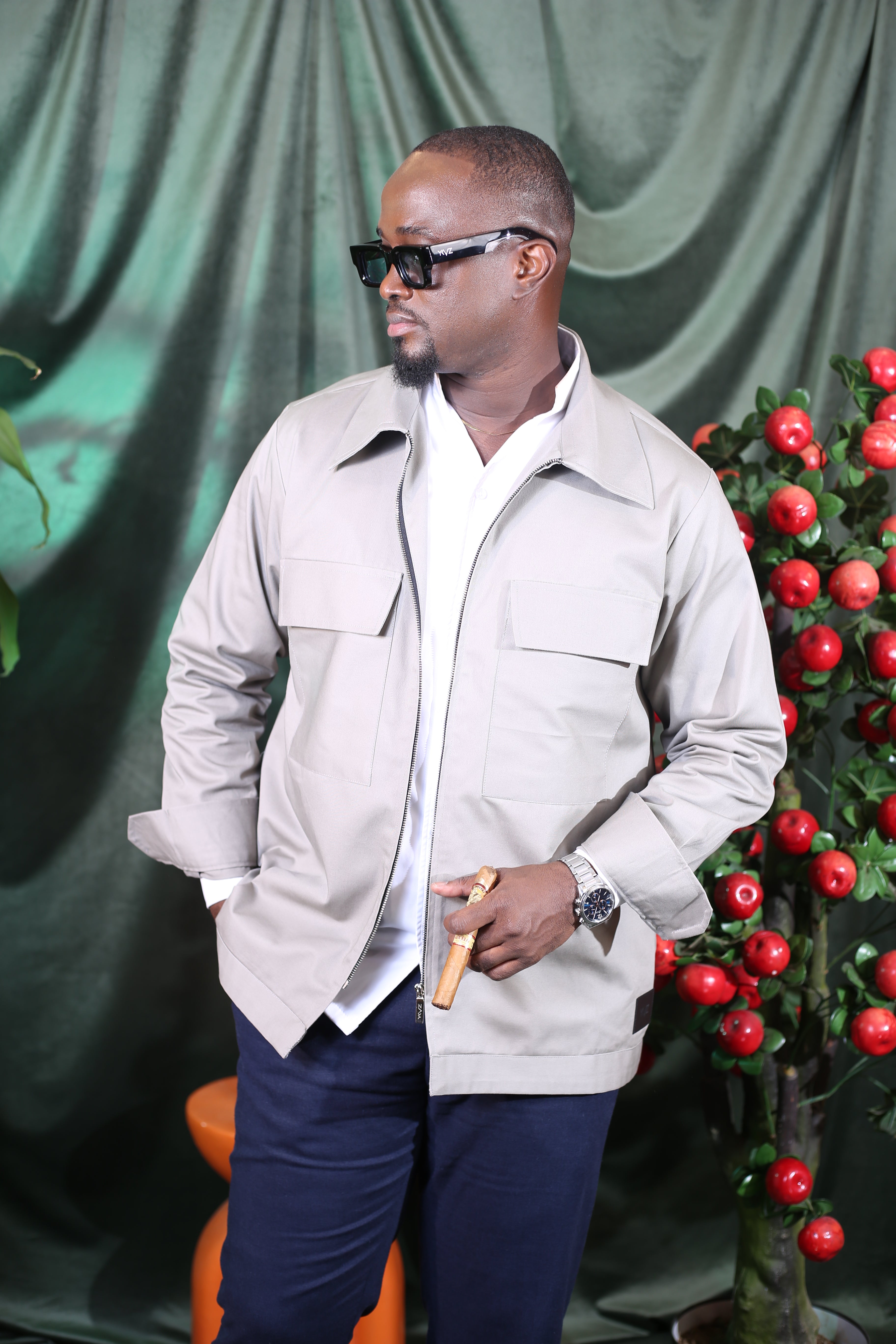 Surchemise Patrol Zip - Gris
