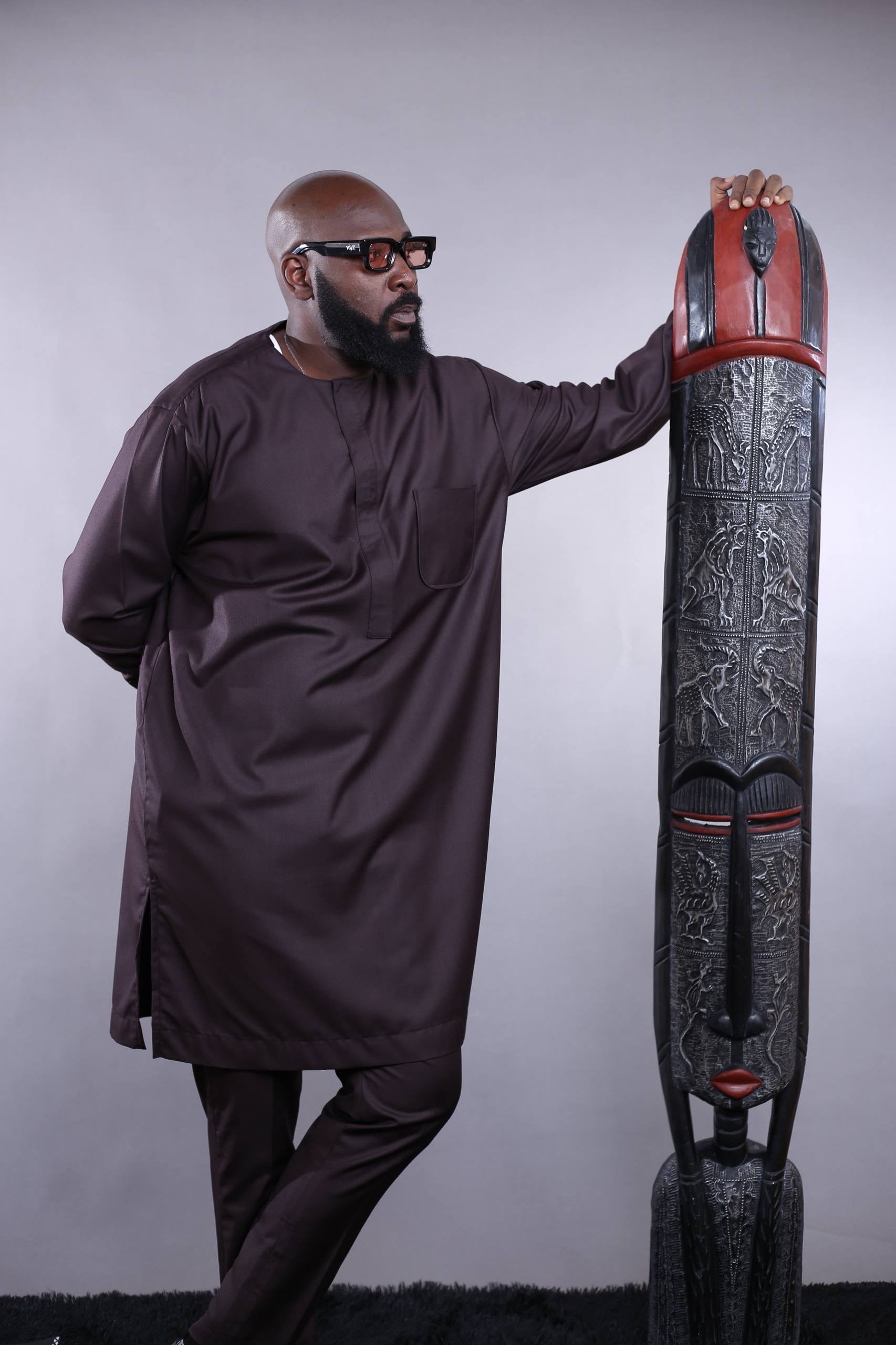 Ensemble Tunique OBA | Marron Foncé