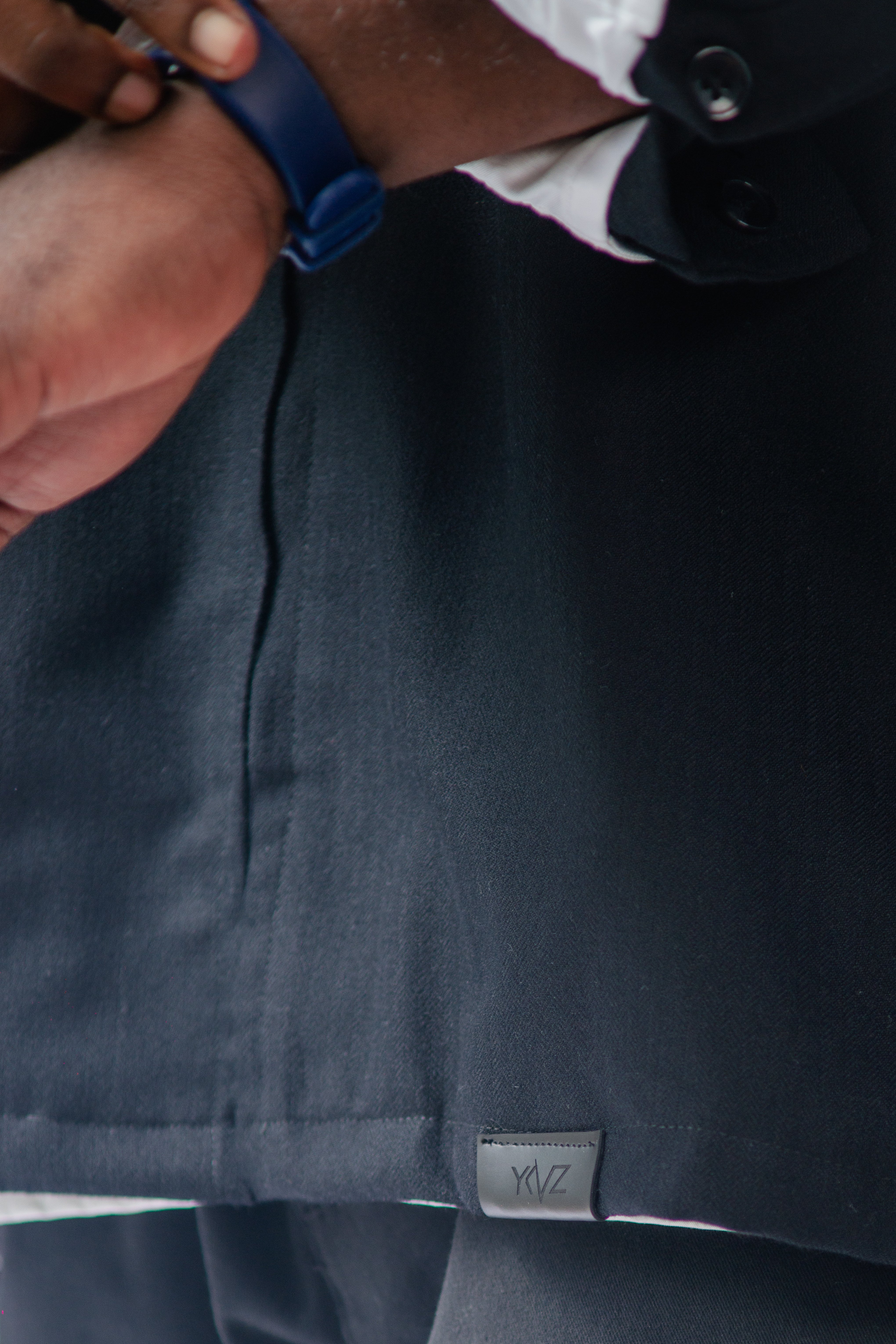 Surchemise Zip à Rayures Double Black II