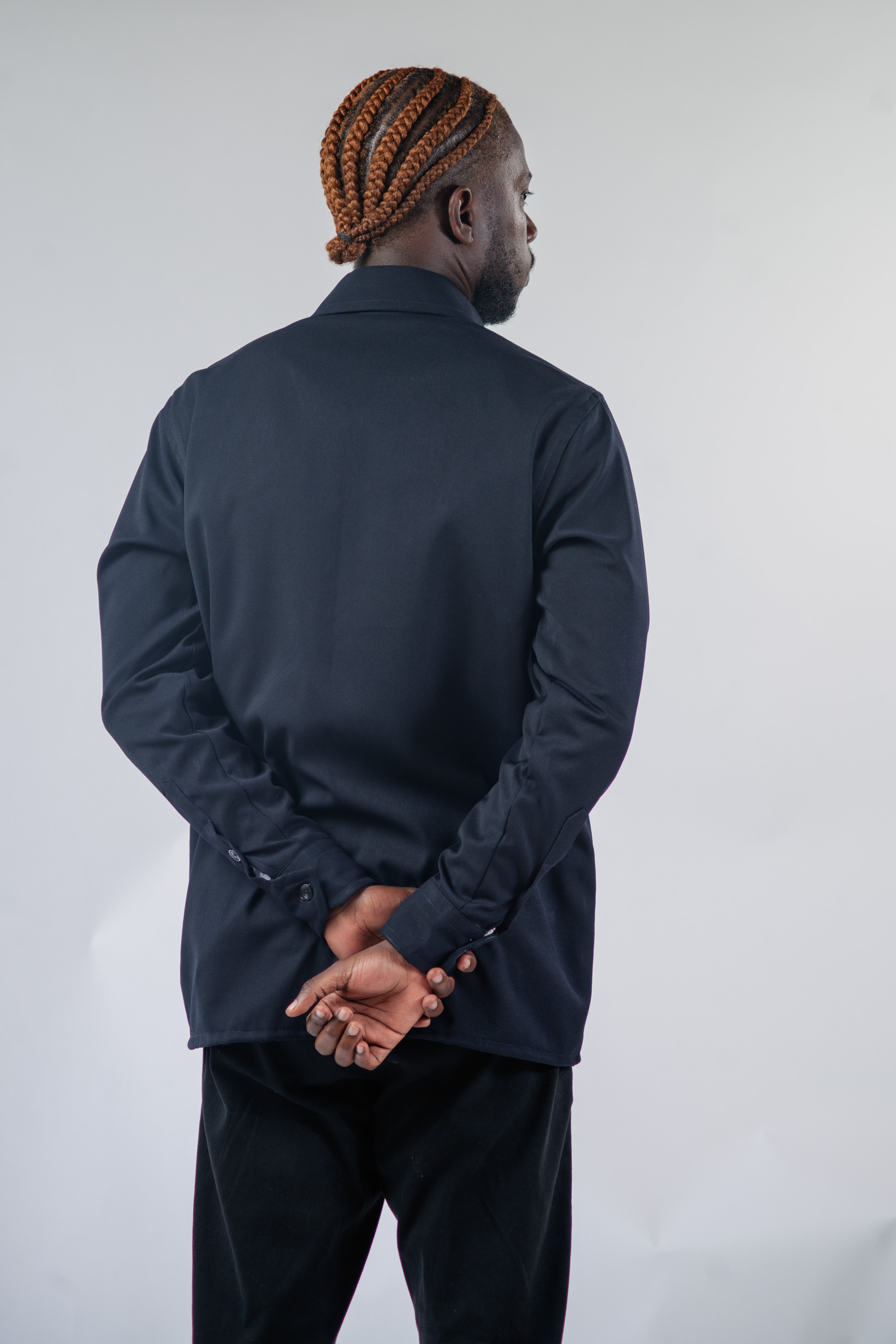 Surchemise Zip à Rayures Double Black II