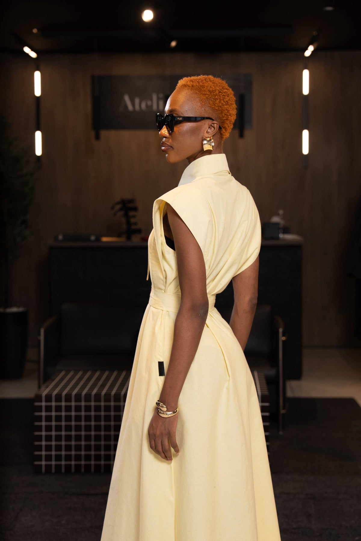 Robe Chemise ELVYA I – Jaune