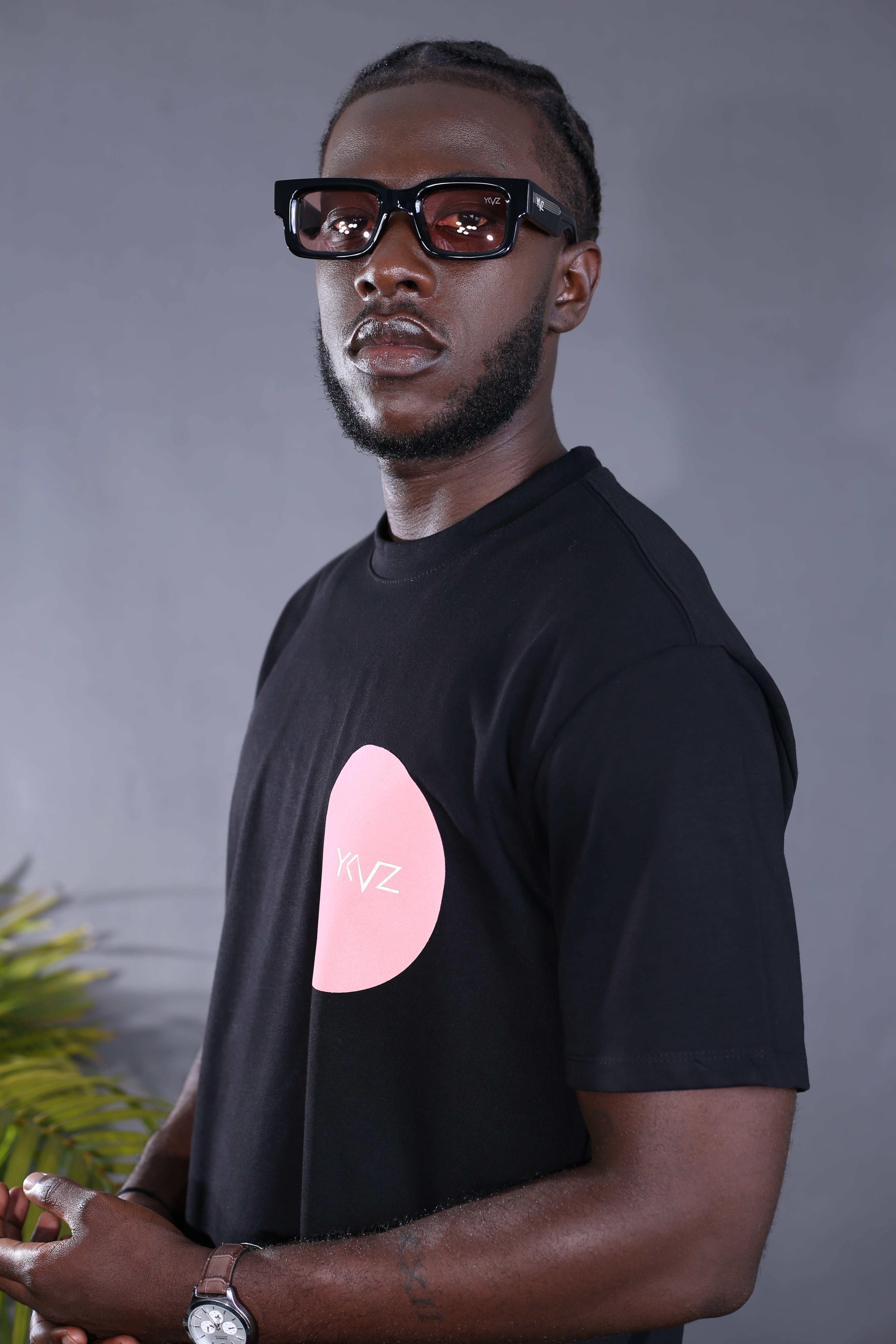 T-shirt Africanus In Aeternum Noir par YKVZ