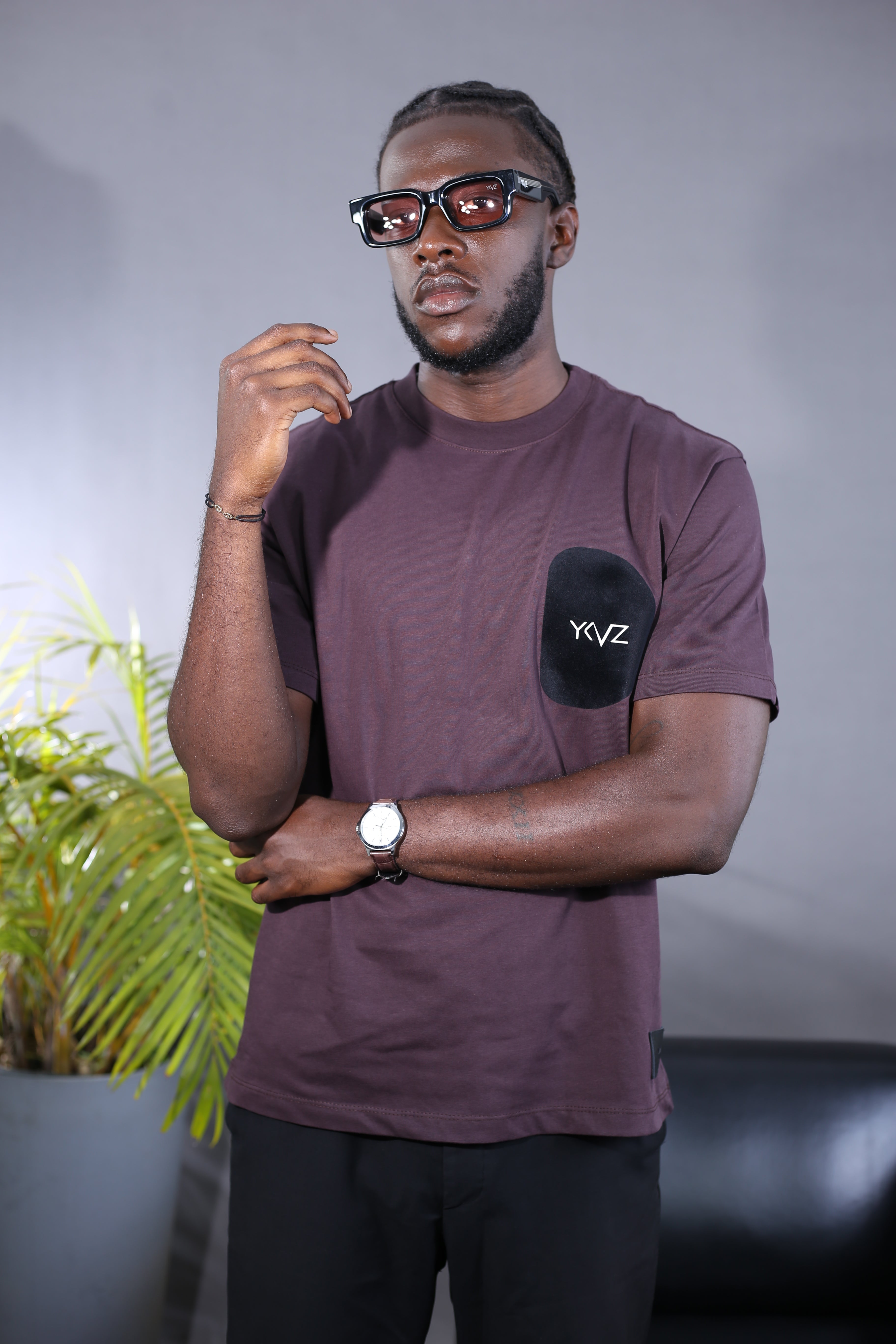 Africanus In Aeternum Brown T-shirt by YKVZ