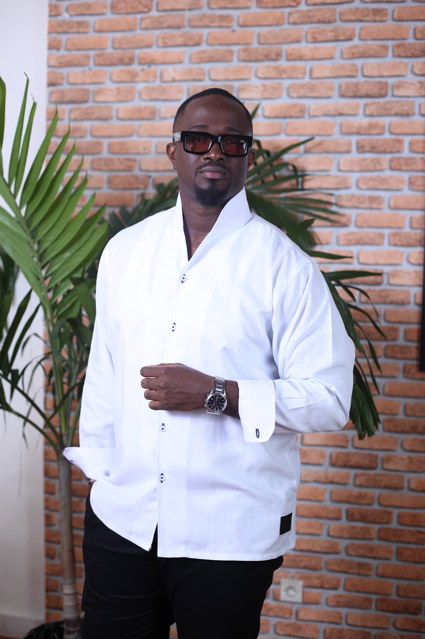 Chemise Tulipa lin_ Blanc