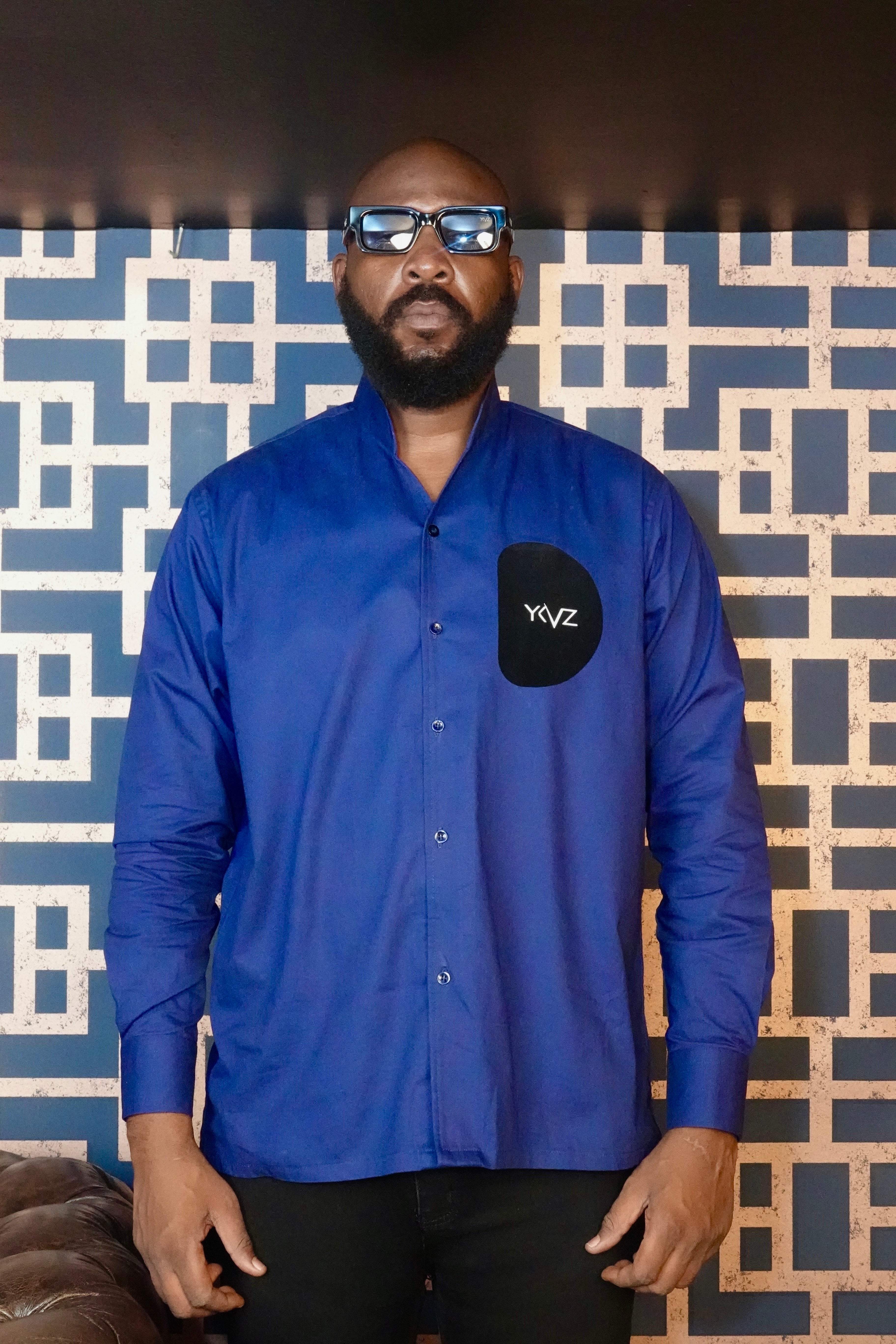 Chemise DOHA I - Bleu foncé | Signature D Noire