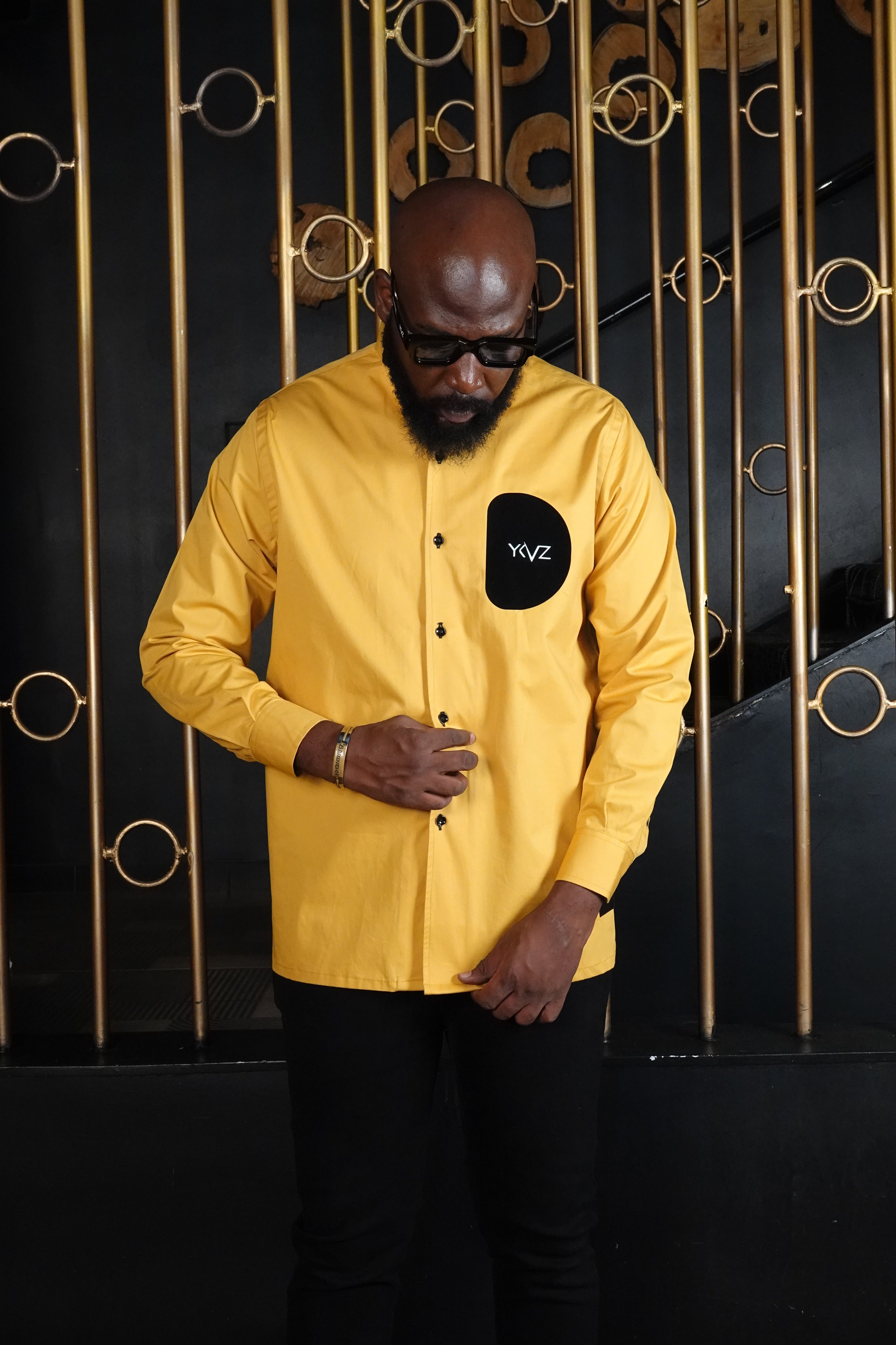 Chemise DOHA I - Jaune | signature D Noire