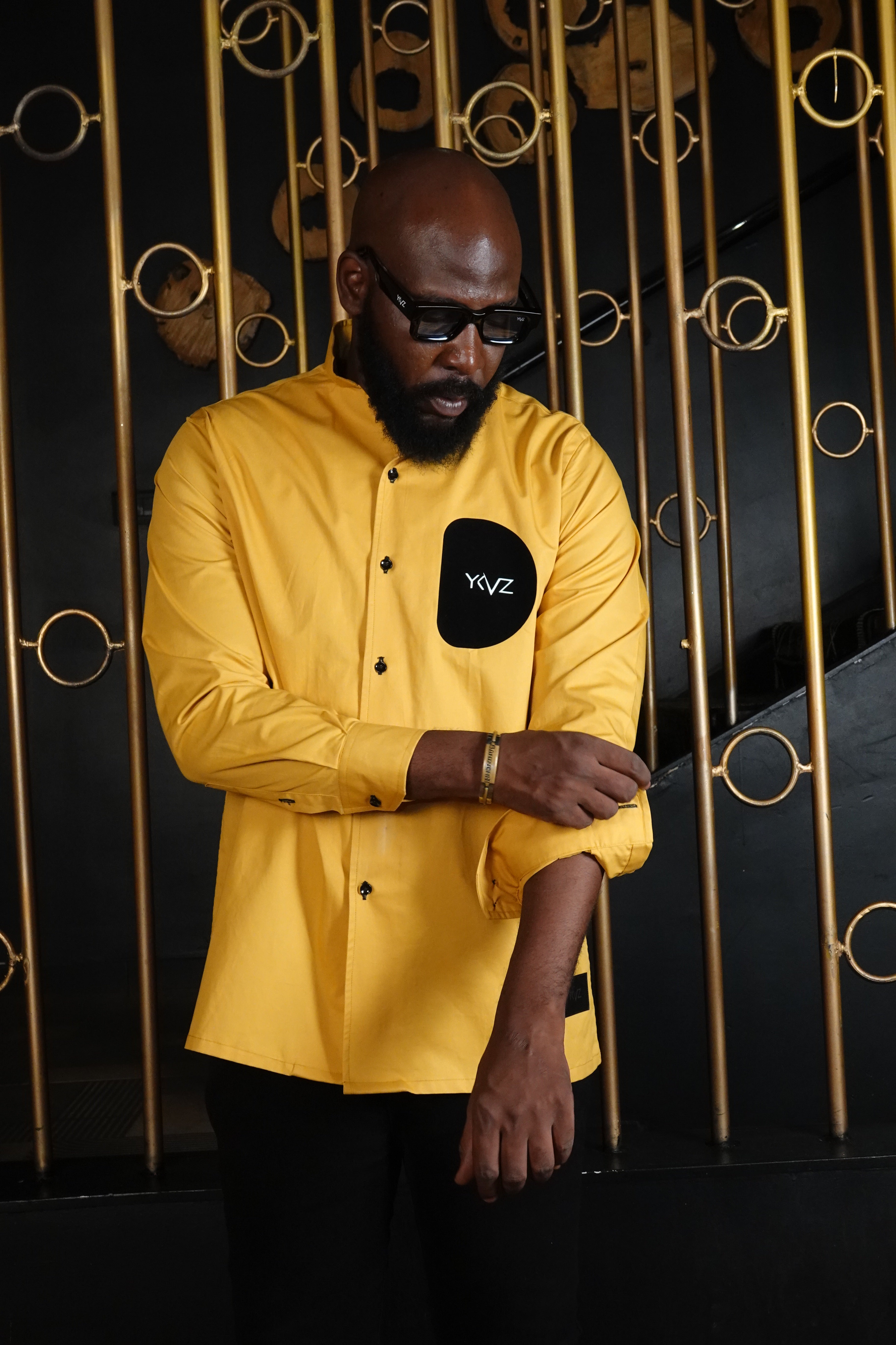 Chemise DOHA I - Jaune | signature D Noire