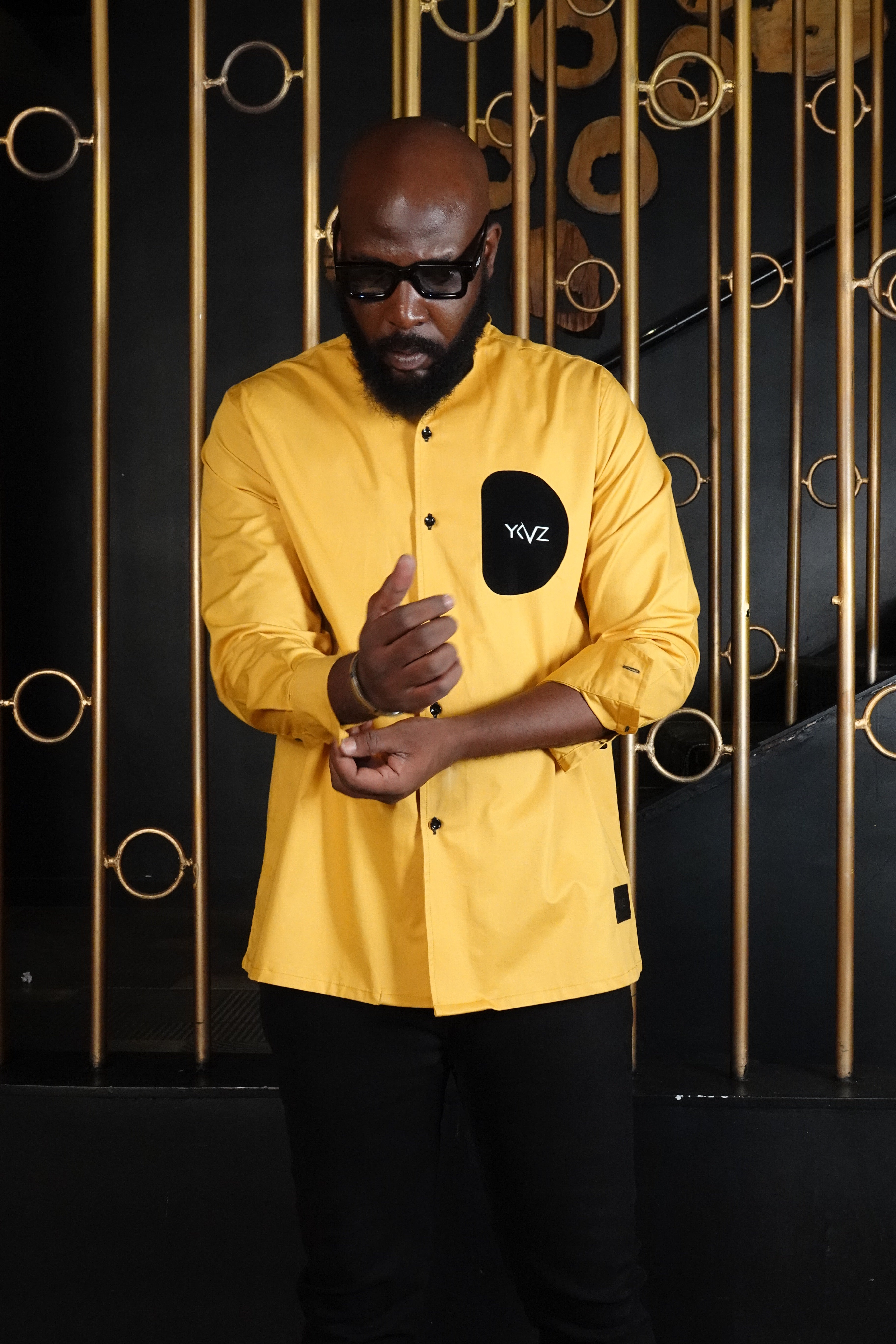 Chemise DOHA I - Jaune | signature D Noire
