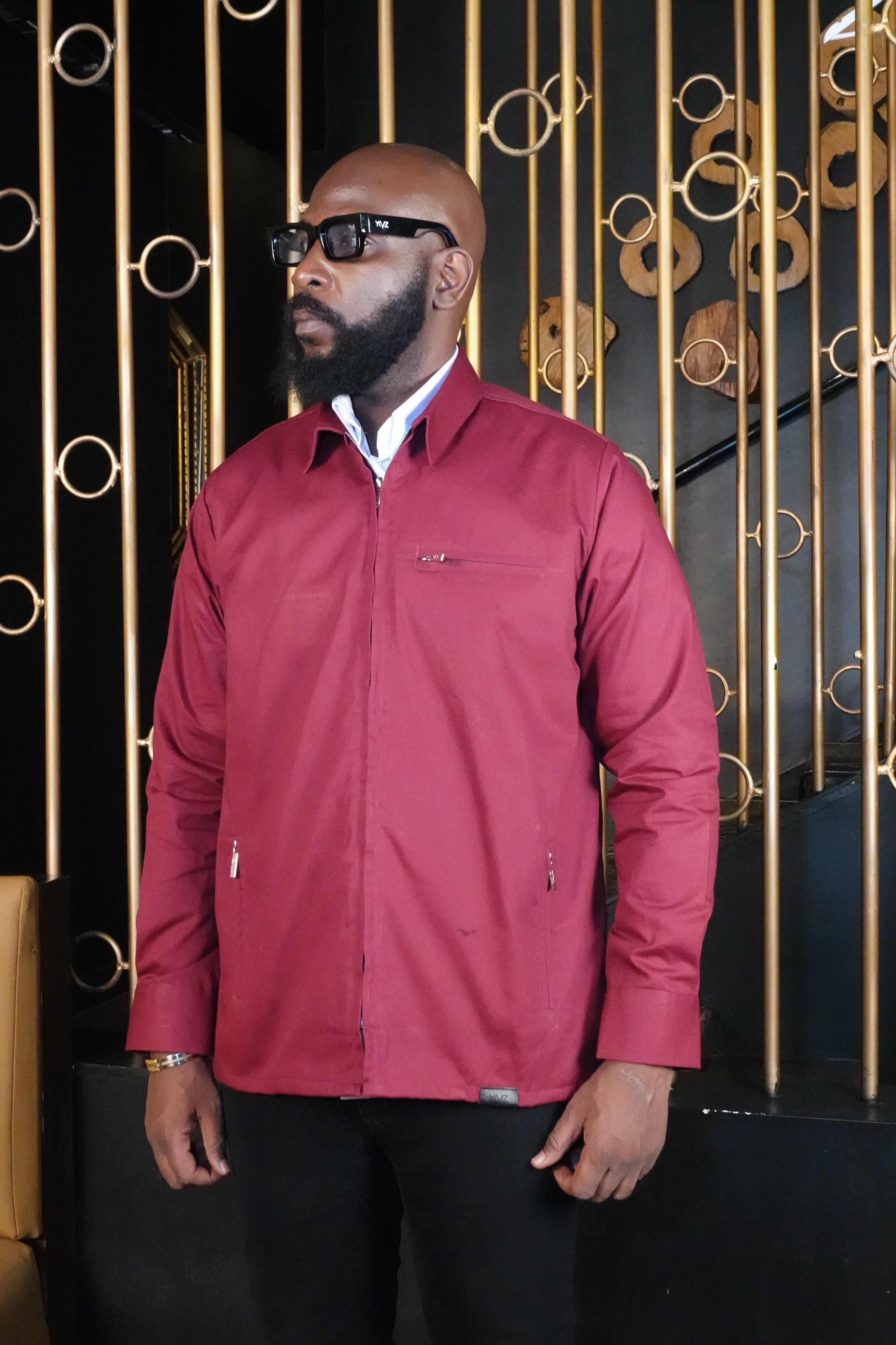 Surchemise Maaru ll - Rouge Bordeaux