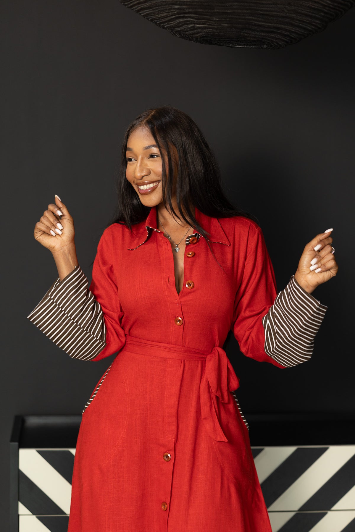 Robe DEAMBULE I – Rouge