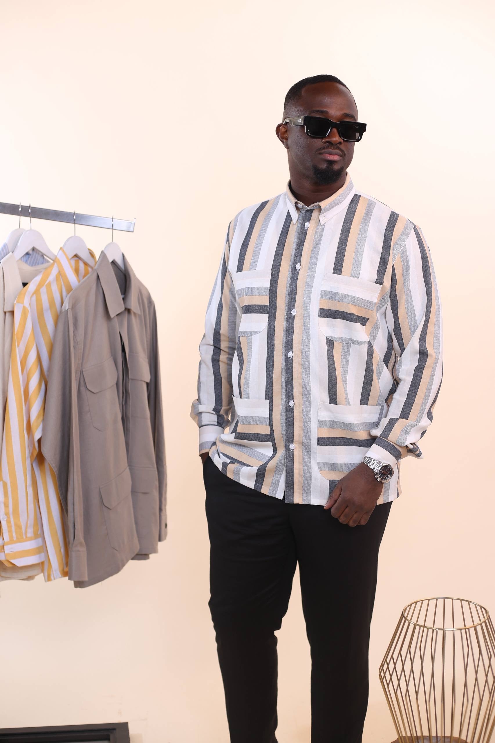 Chemise Caïda Lin - Rayure Multicolore