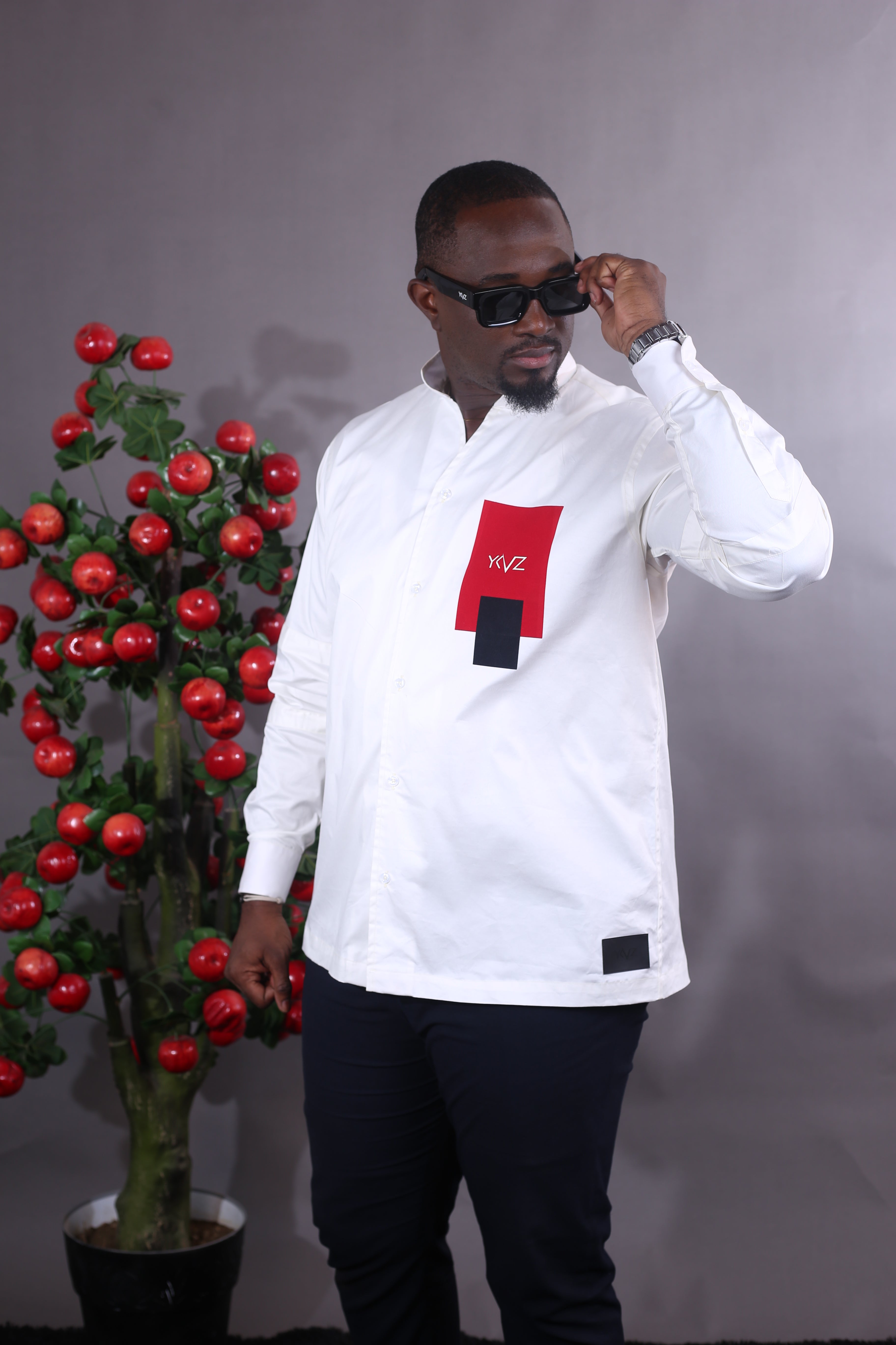 Chemise Sport ARMLET - Edition II blanc Logo Rouge noir