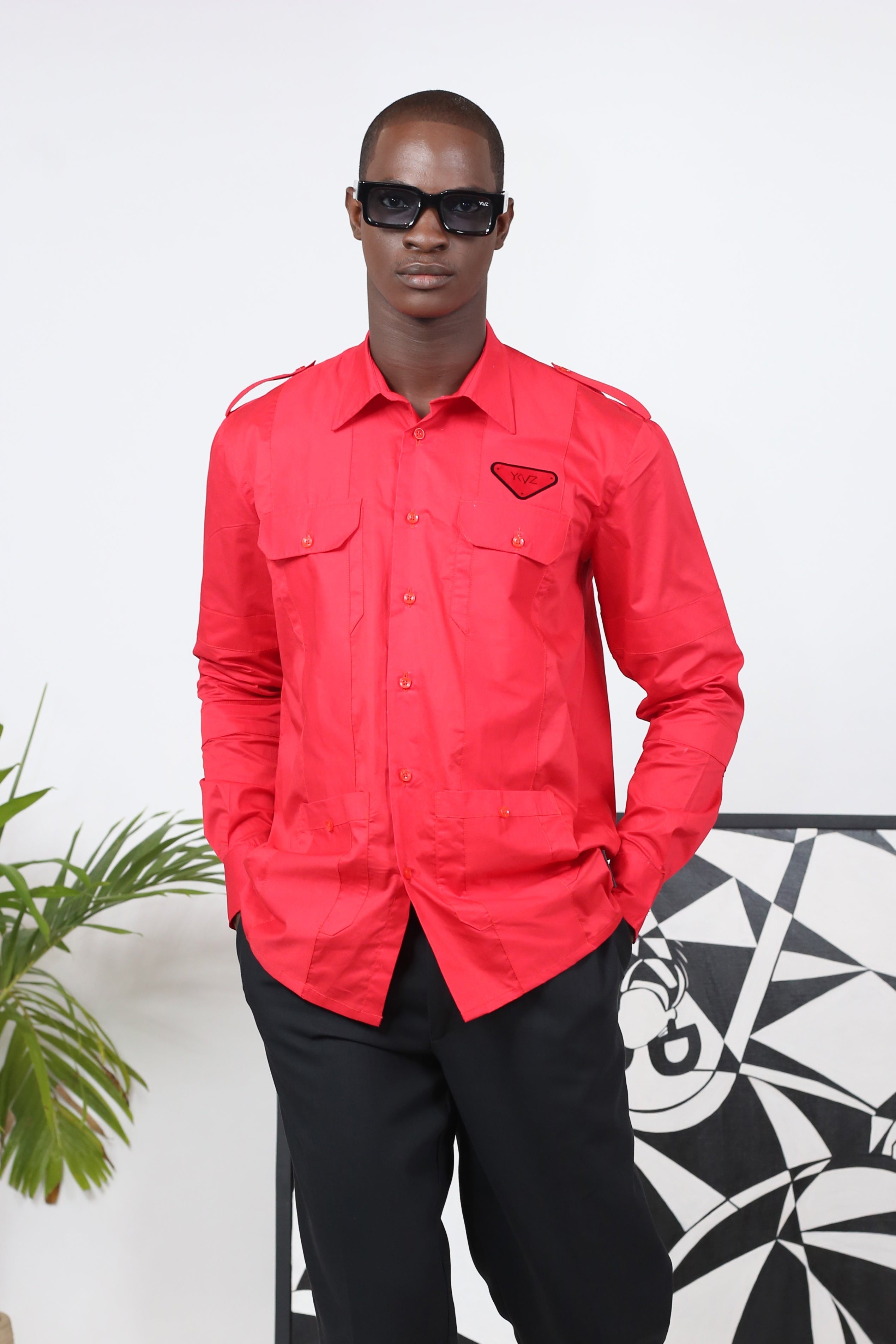 Chemise Vanguard Rouge