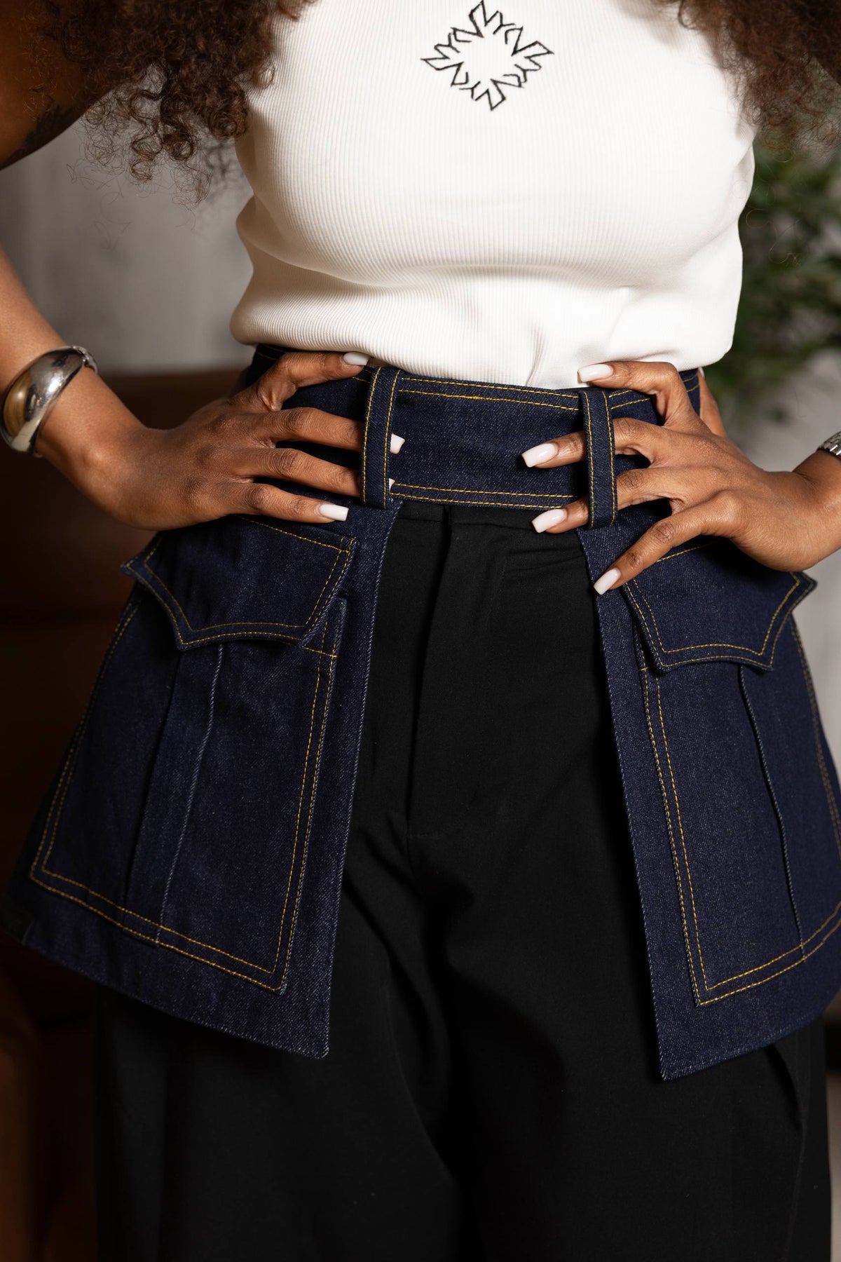 CEINTURE ZÜRA — DENIM