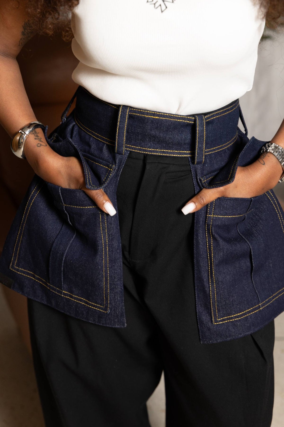 CEINTURE ZÜRA — DENIM