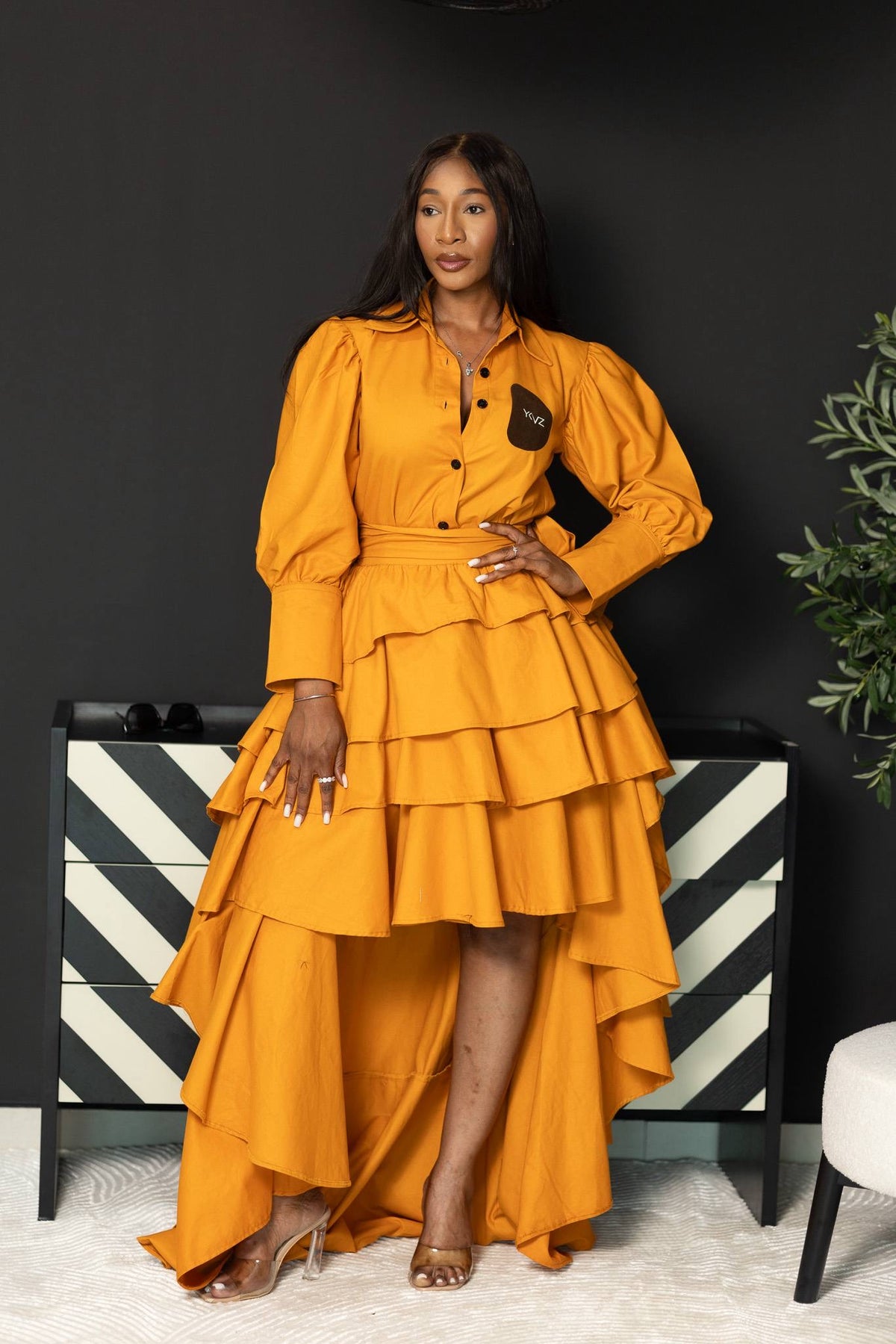 Ensemble SERAPHINE I – Orange | Signature D Marron