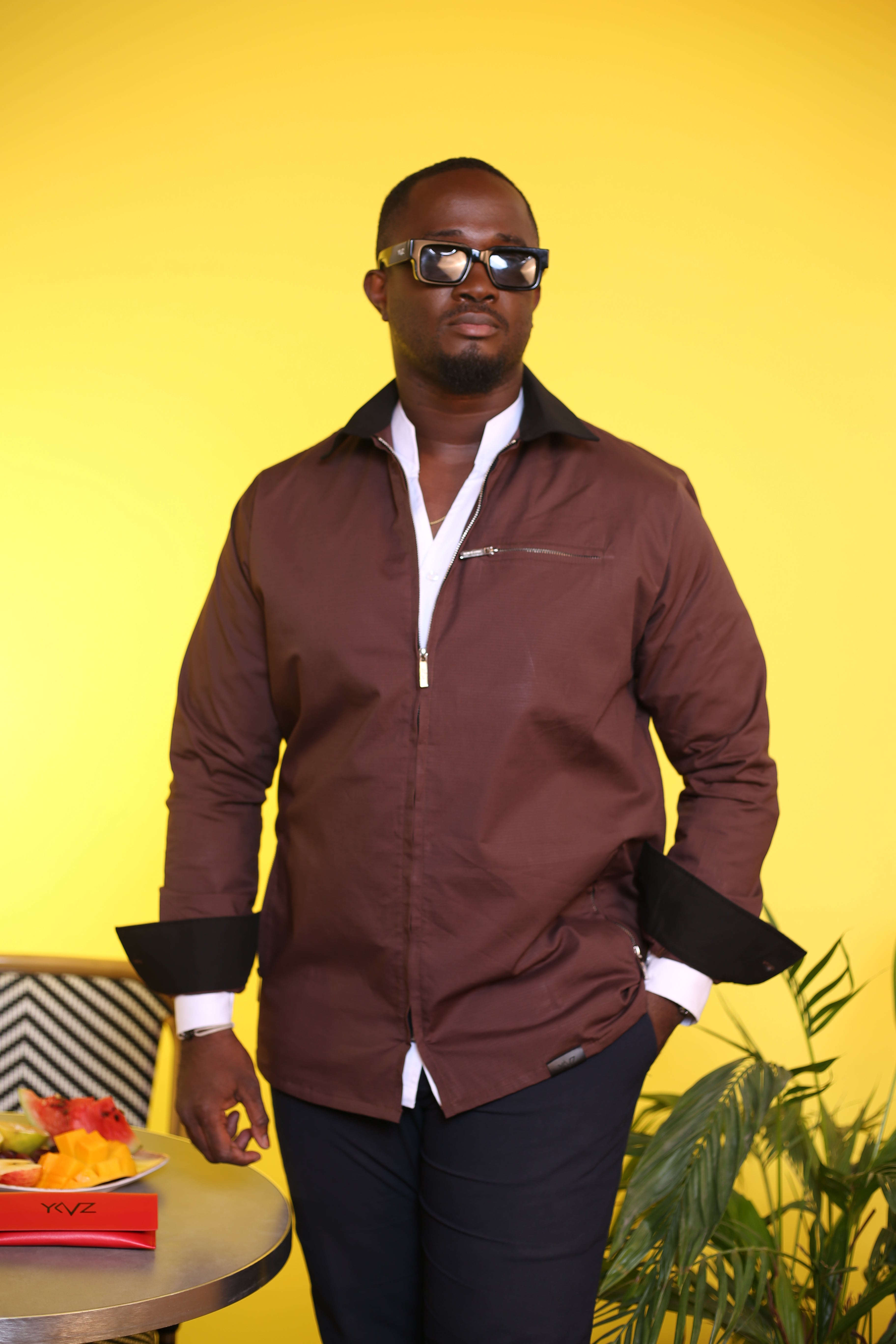 Surchemise MARVI I - Marron/ Noir
