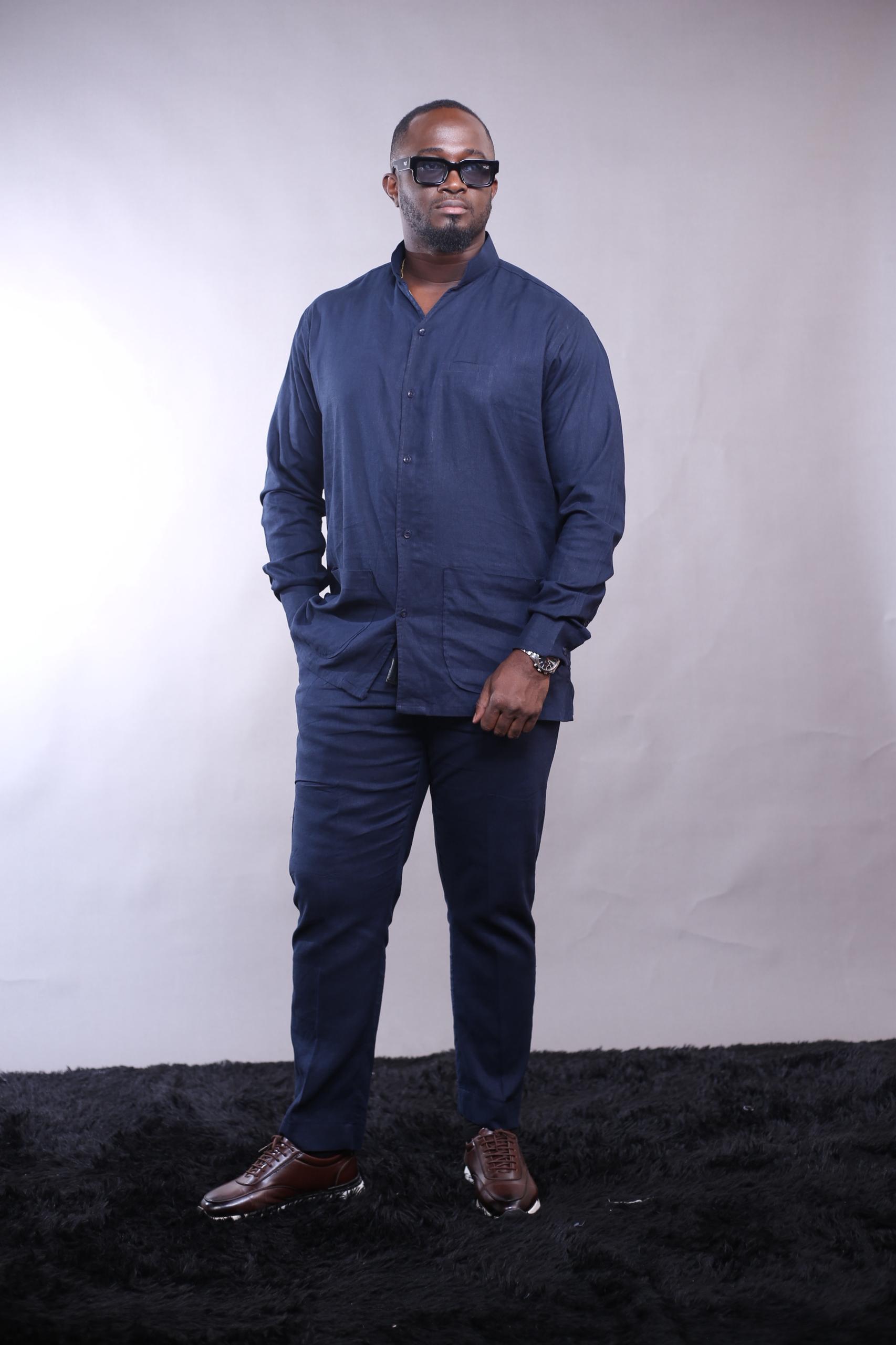 Ensemble Afari Bleu nuit