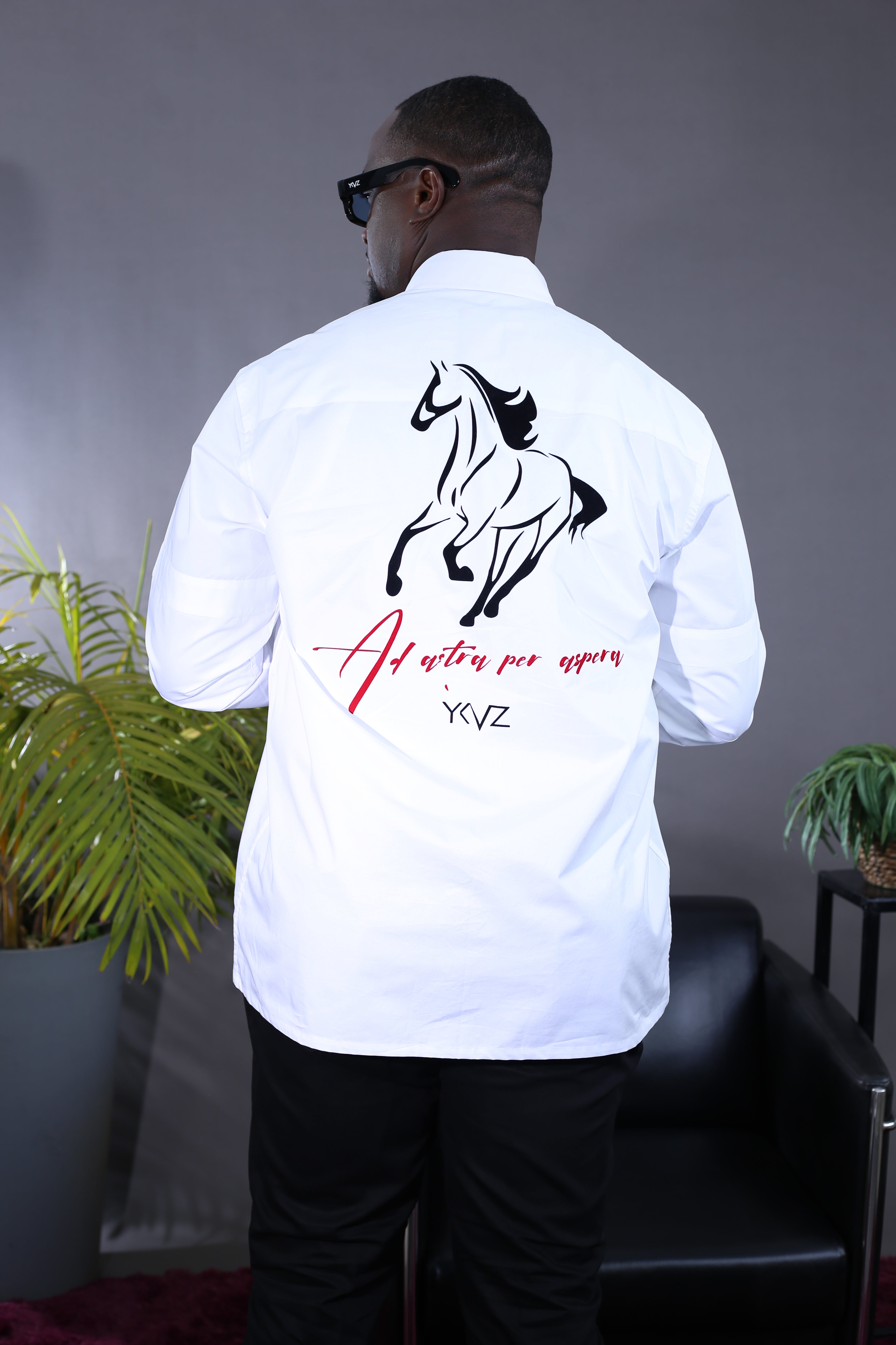 Chemise Per Aspera Signature YKVZ - Blanc