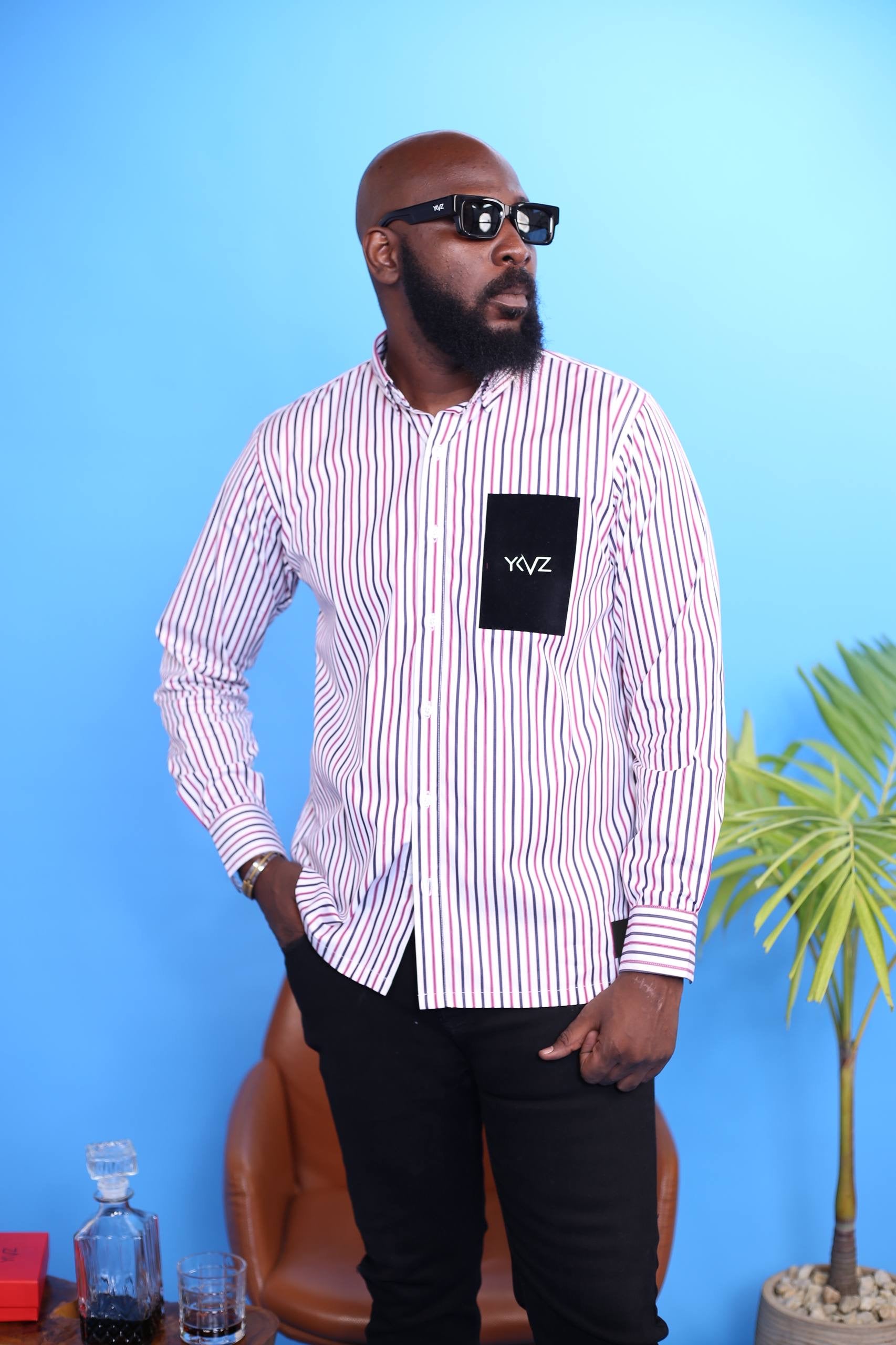 Chemise Lexington – Rayures multicolore | Signature Classique Noir