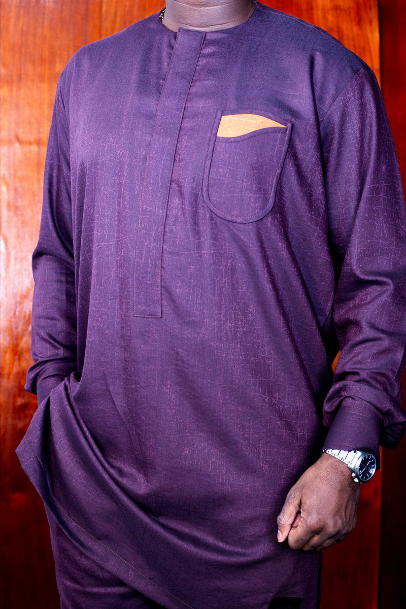 Ensemble Tunique Kamba Marron