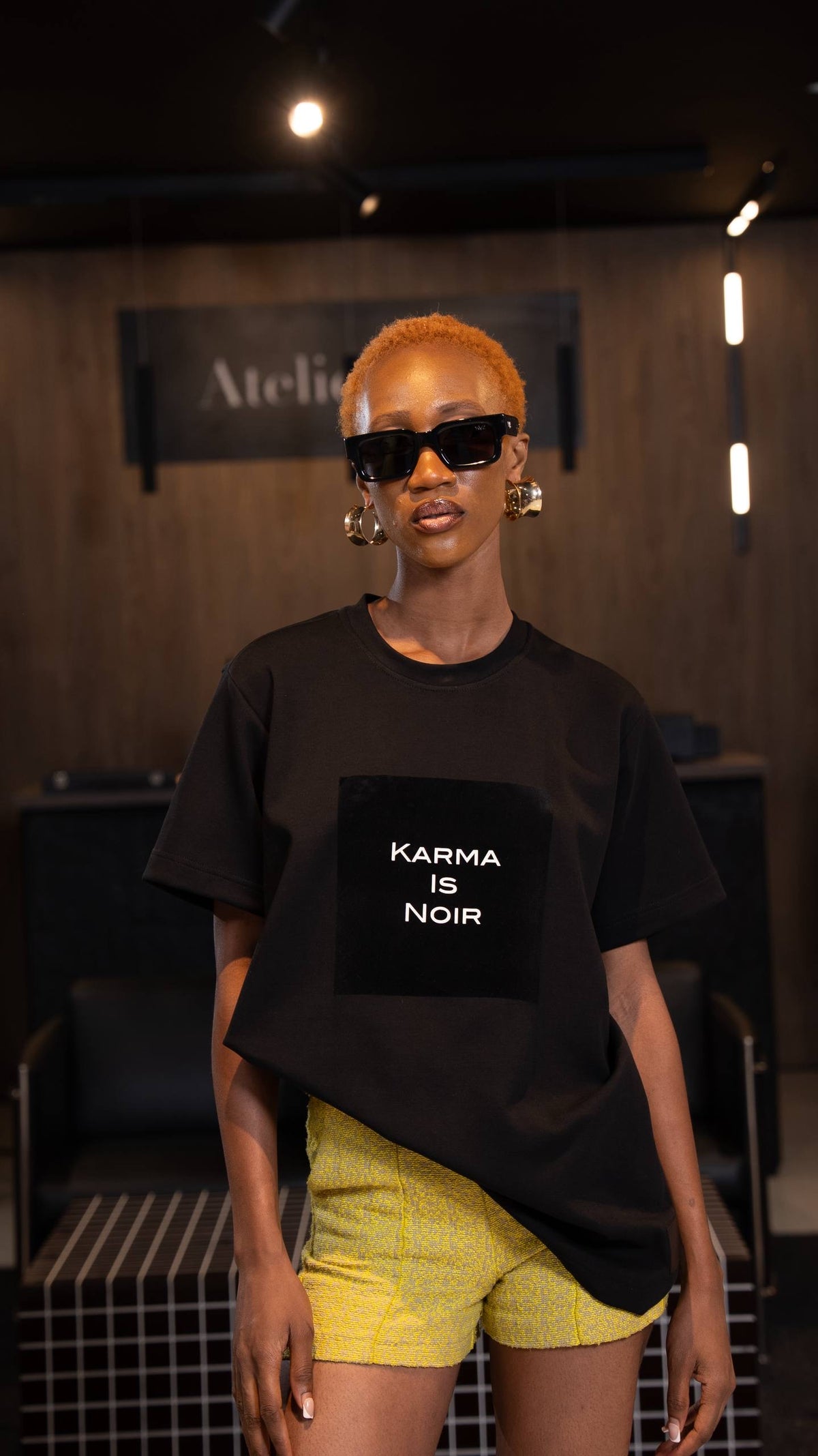 Karma Is Black T-Shirt - Black
