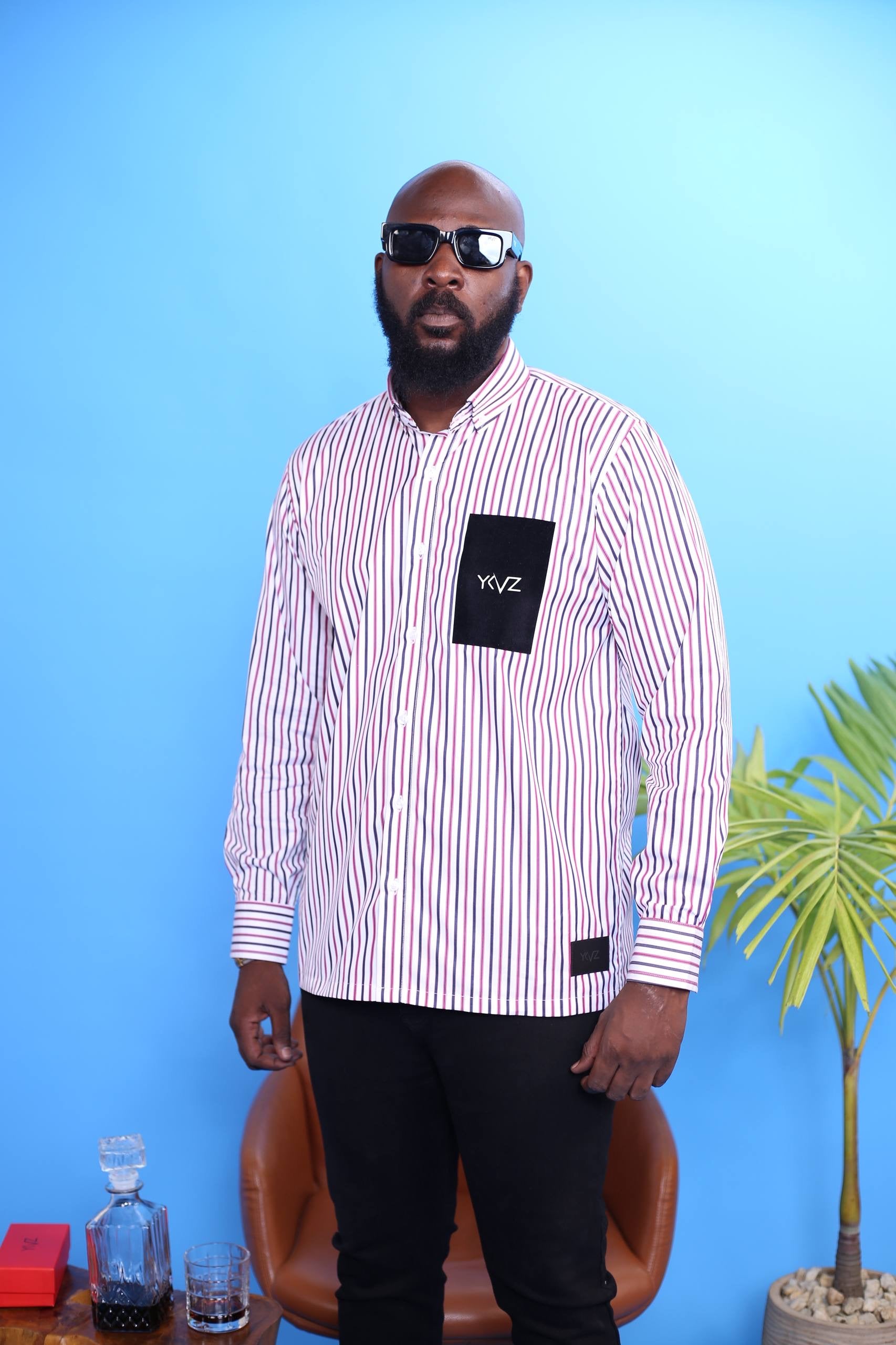Chemise Lexington – Rayures multicolore | Signature Classique Noir