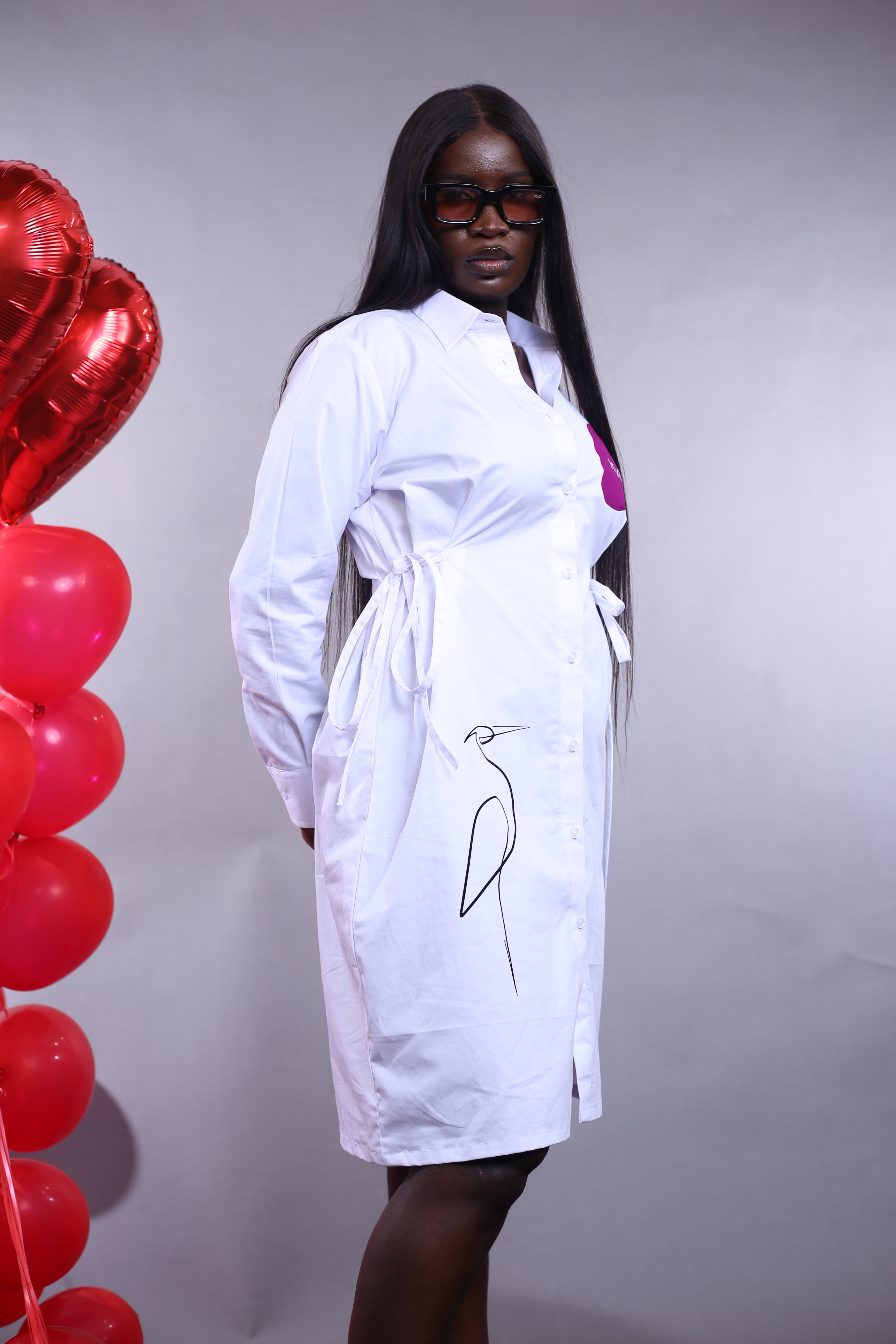 Robe Cintra Seabird Blanche — YKVZ Signature