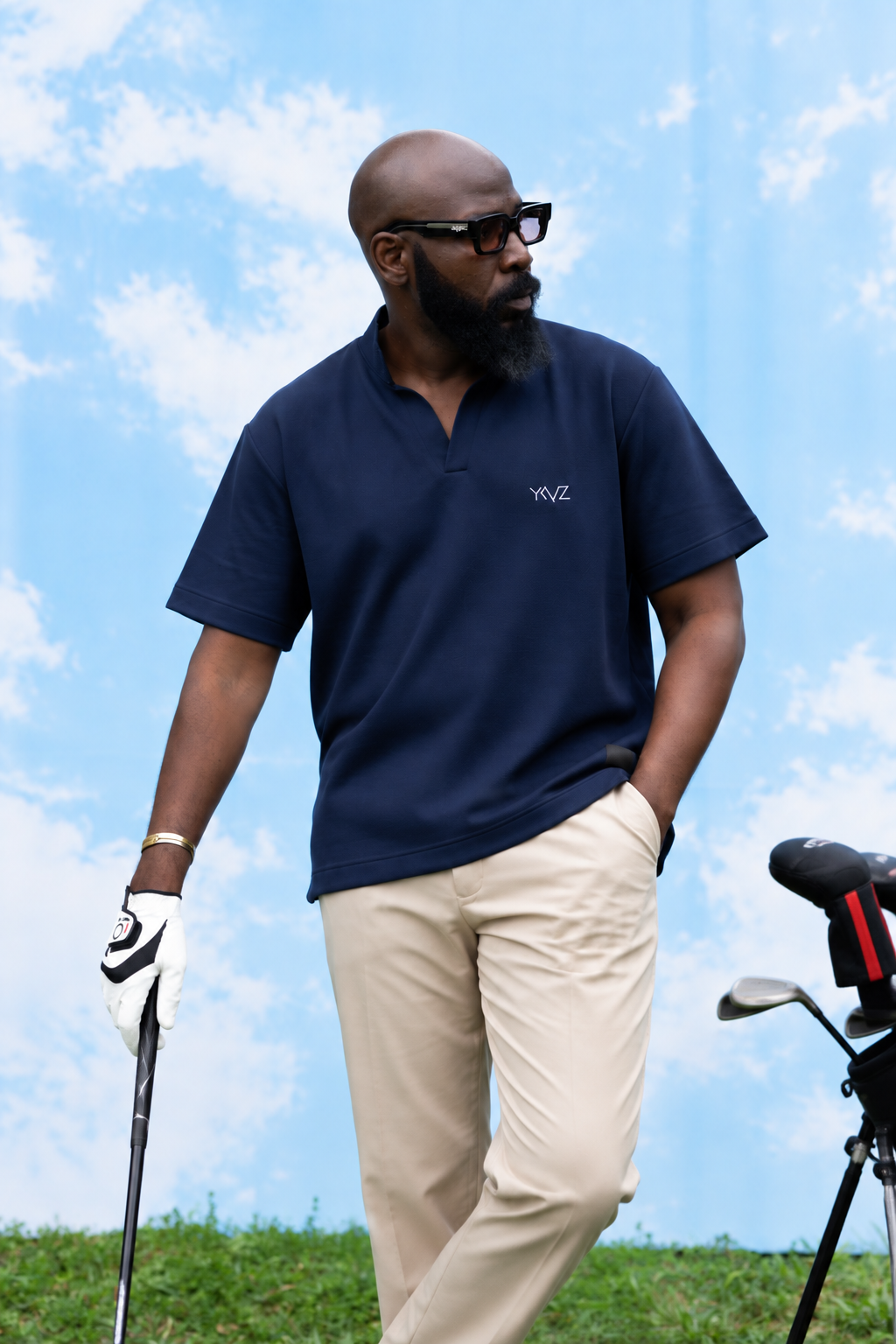 Polo Kova Bleu – Signature Classique