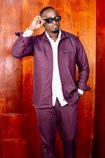 Ensemble Surchemise Maaru Marron par YKVZ