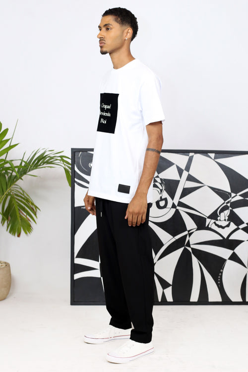 T-Shirt Crapaud Deviendra Roi Blanc