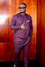 Ensemble Tunique Kamba Marron
