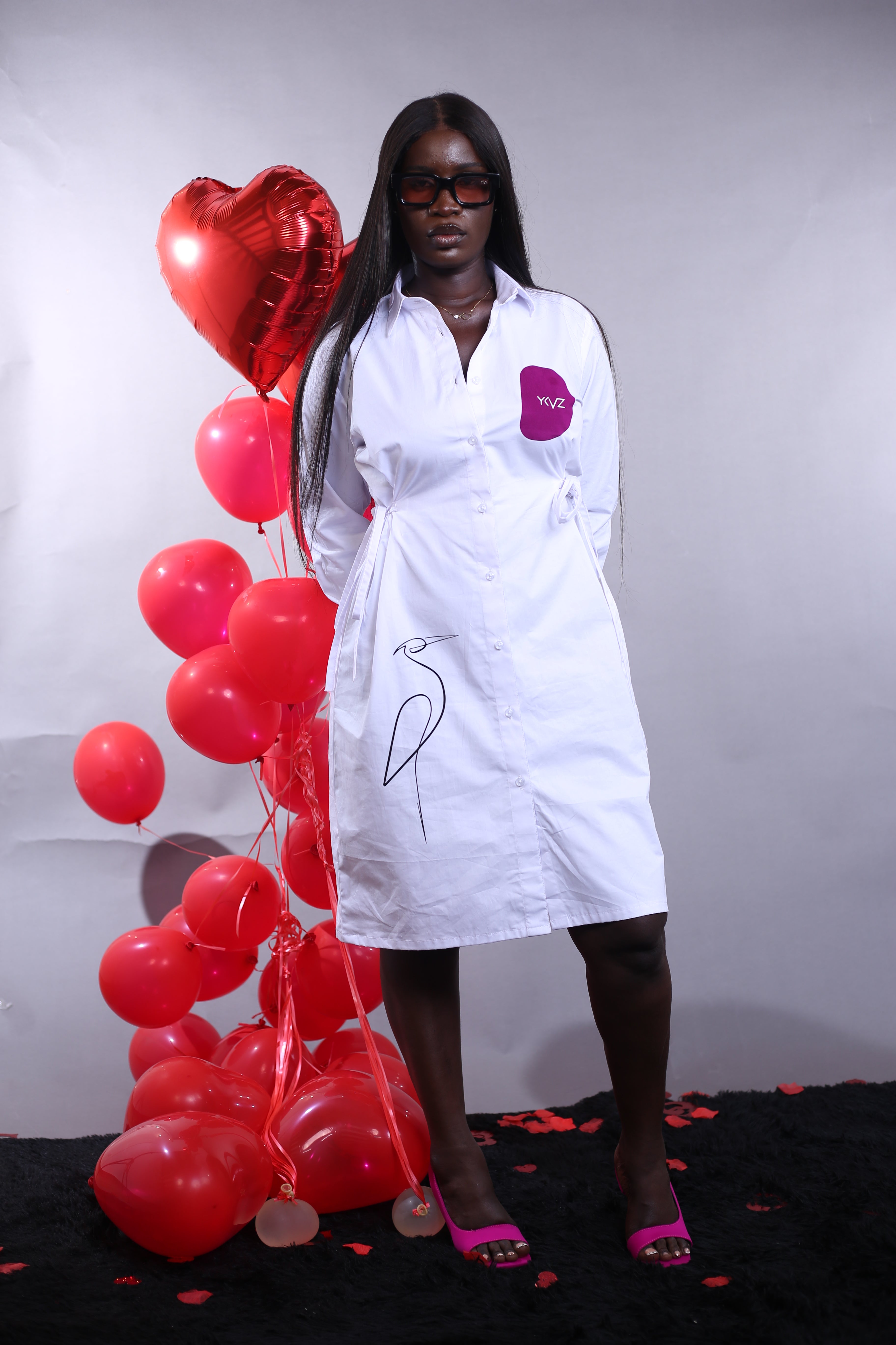 Robe Cintra Seabird Blanche — YKVZ Signature