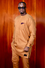 Ensemble Tunique Kamba Bronze par YKVZ