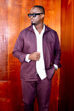 Ensemble Surchemise Maaru Marron par YKVZ