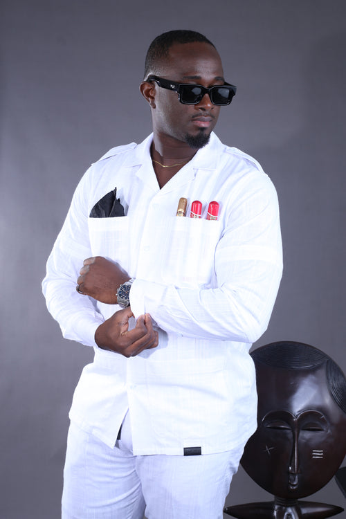 Chemise Afari II Lin Blanc sh