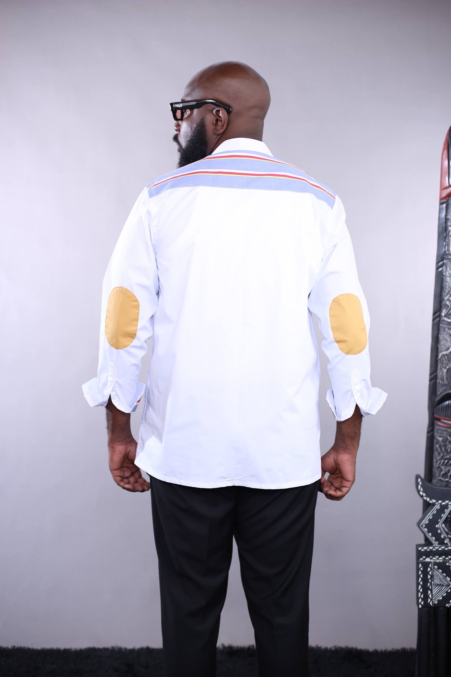 Chemise HARMONIA I - Multicolore grafique 2 |Signature Classique Noire