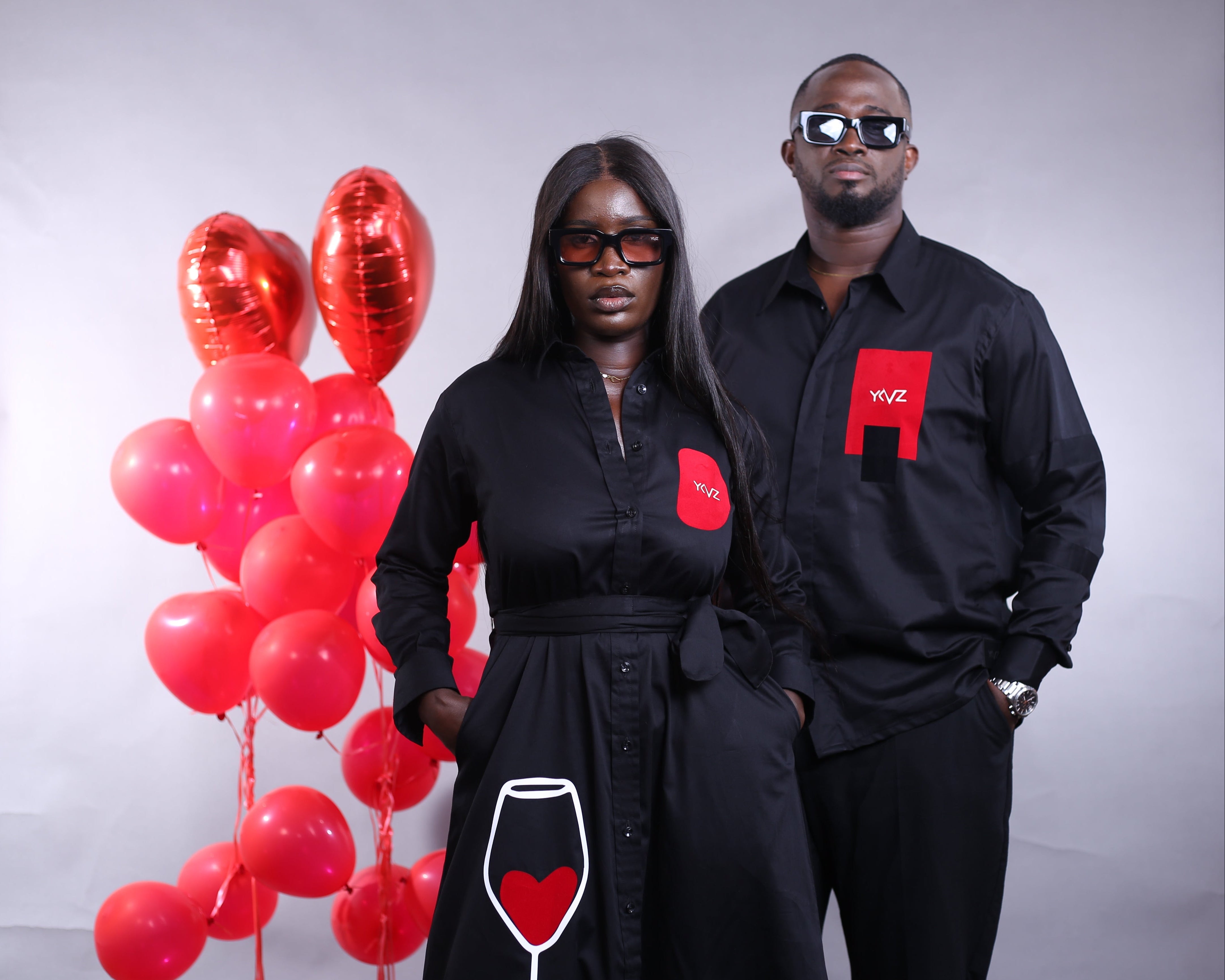 Robe Longue Cuvée d’Amour Noire - YKVZ Signature