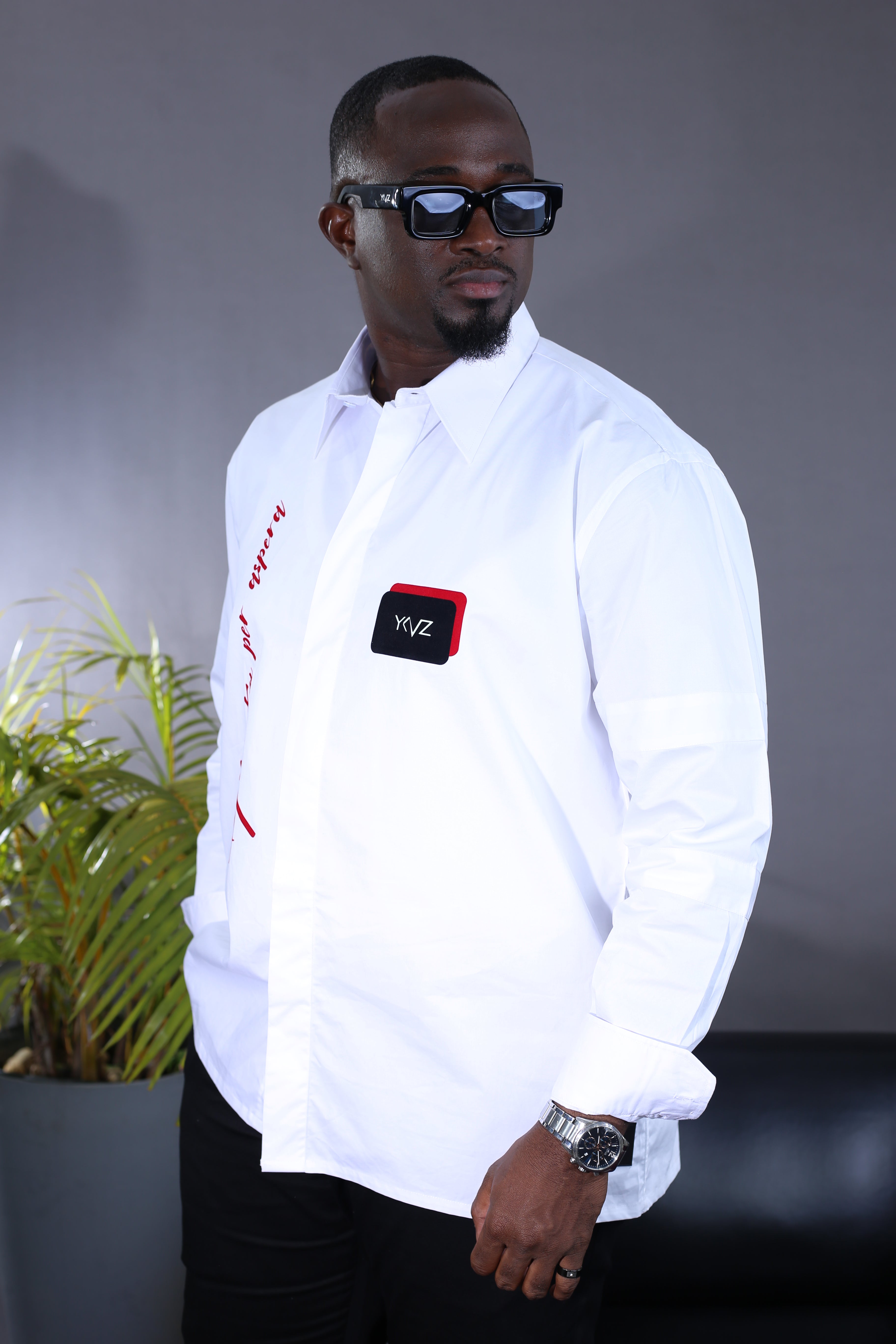 Chemise Per Aspera Signature YKVZ - Blanc
