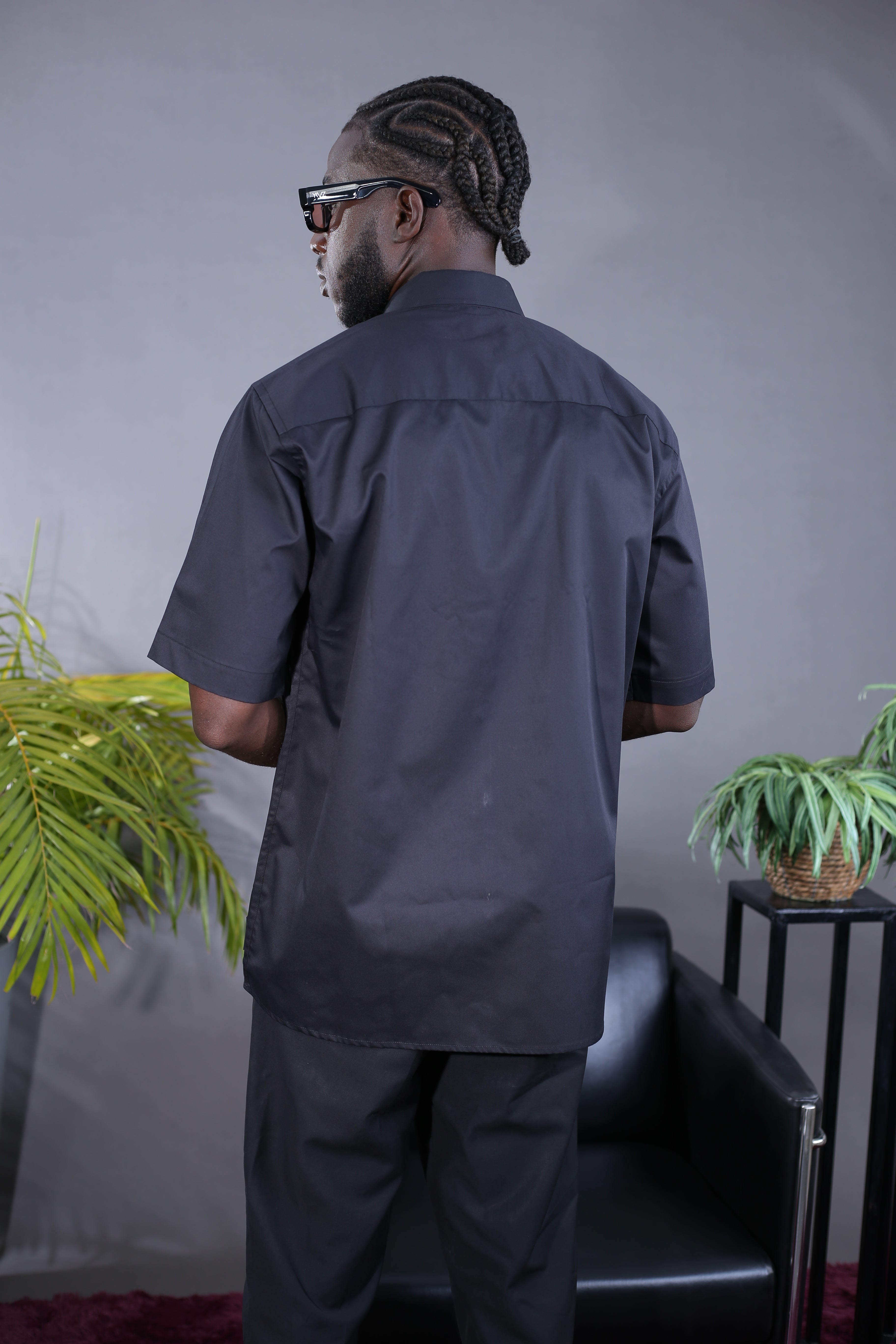 Chemise AVRL IV Noir Signature D Jaune