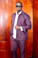Ensemble Surchemise Maaru Marron par YKVZ